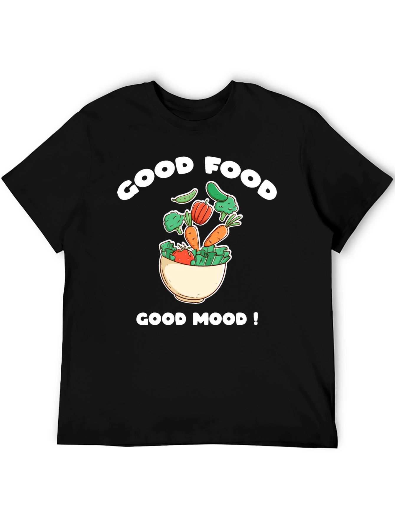 Good Food Good Mood Graphic T-Shirt