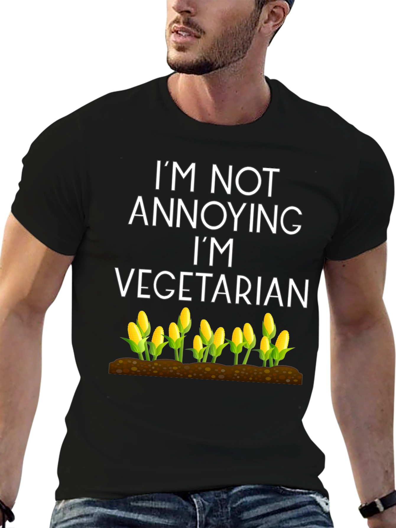 Vegetarian Corn Graphic Tee