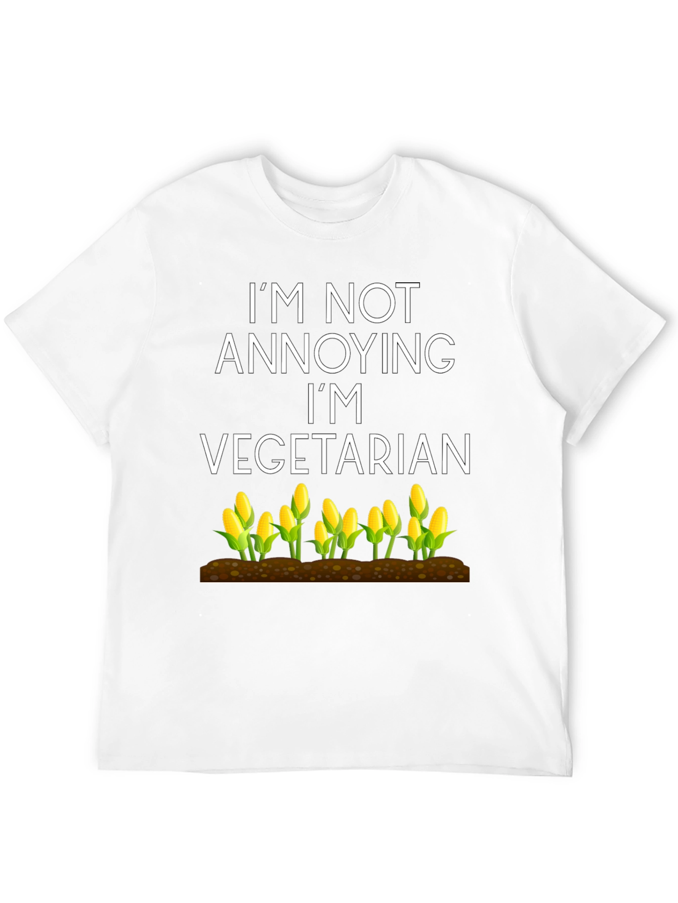 Vegetarian Corn Graphic Tee