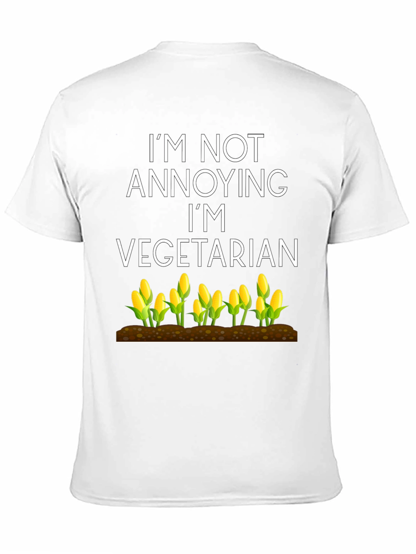 Vegetarian Corn Graphic Tee