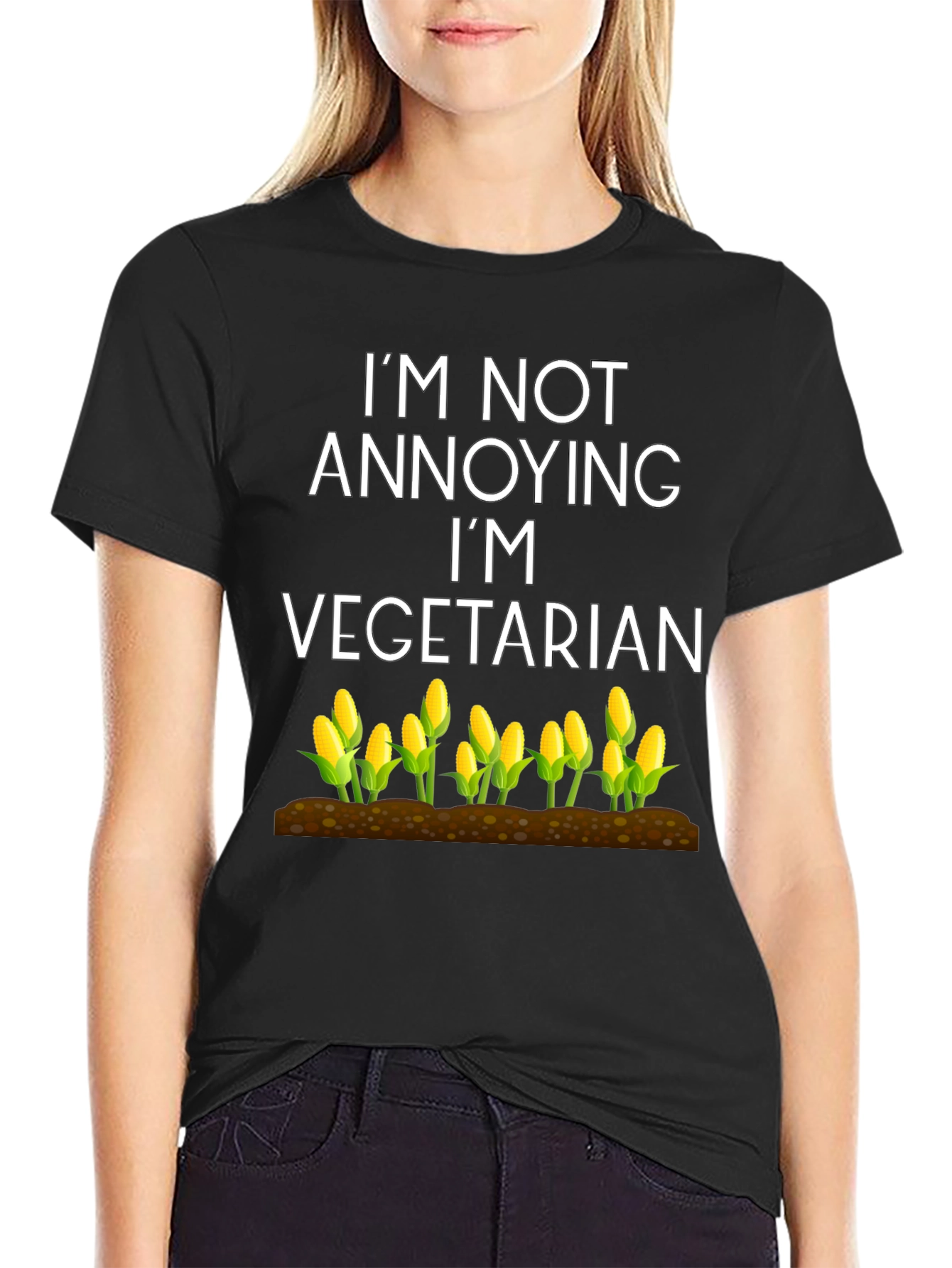 Vegetarian Corn Graphic Tee