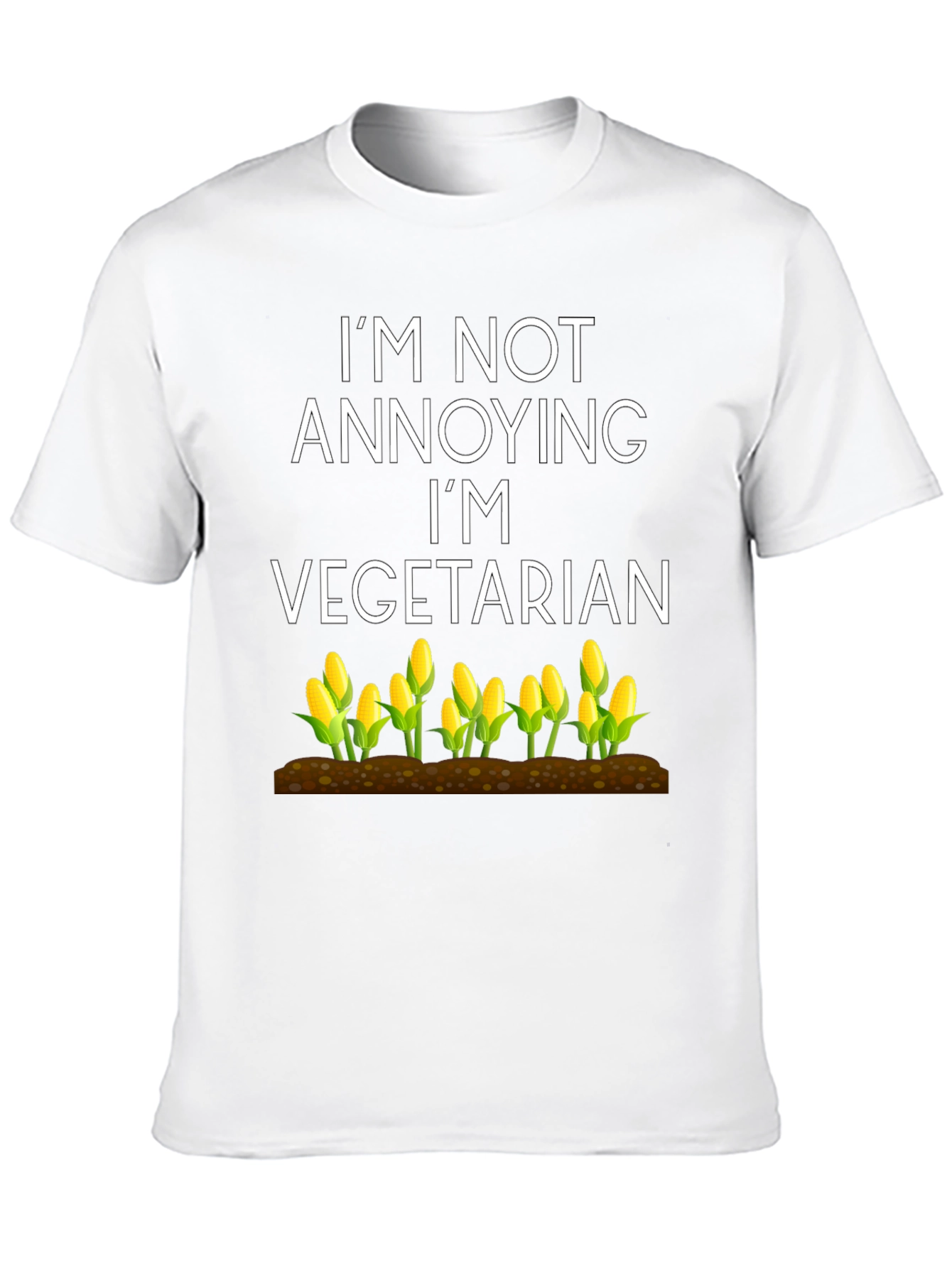Vegetarian Corn Graphic Tee