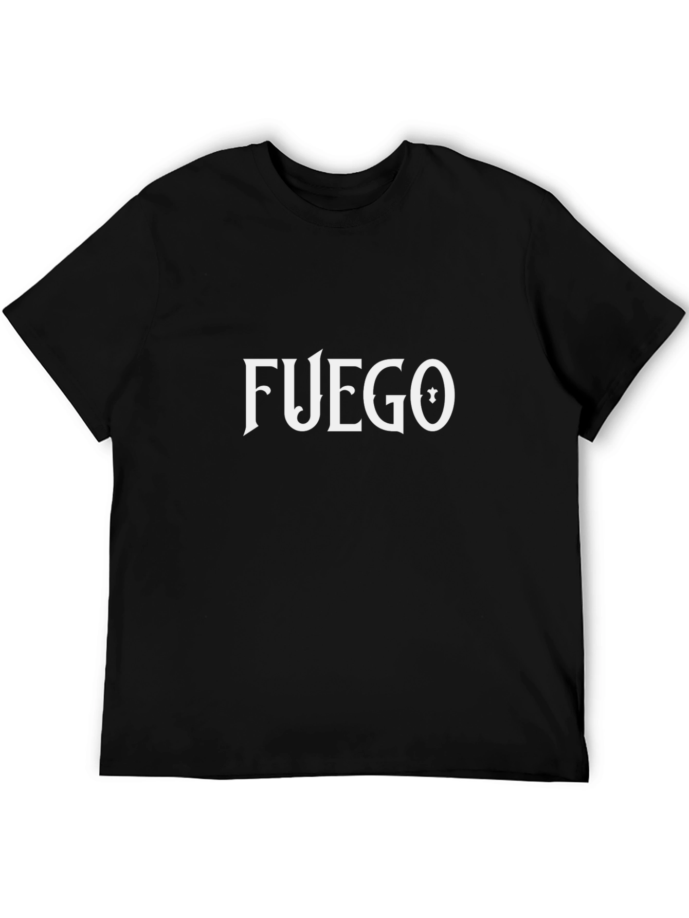 Fuego Graphic Tee - Stylish Black T-Shirt