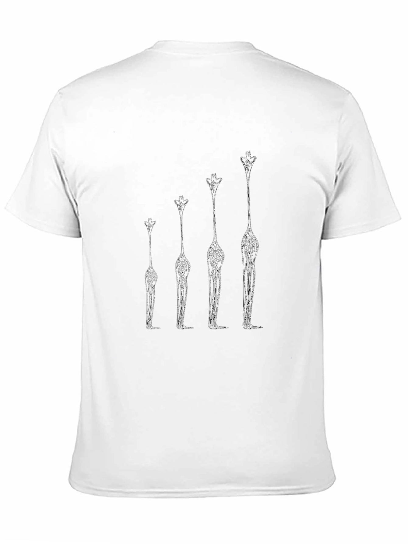 Giraffe Evolution Graphic Tee - Cool Casual Shirt