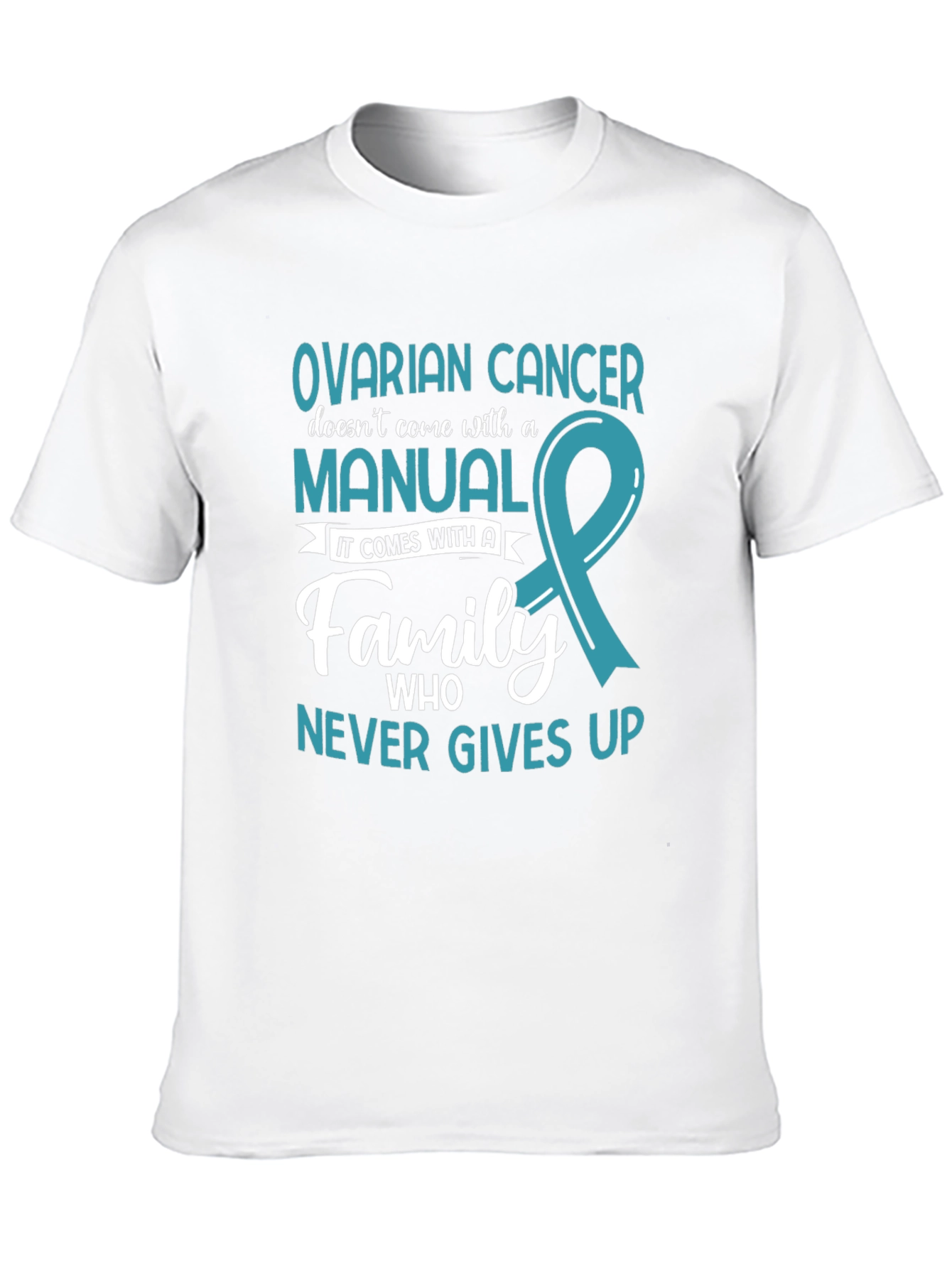 Ovarian Cancer Awareness T-Shirt - Family Support Tee
