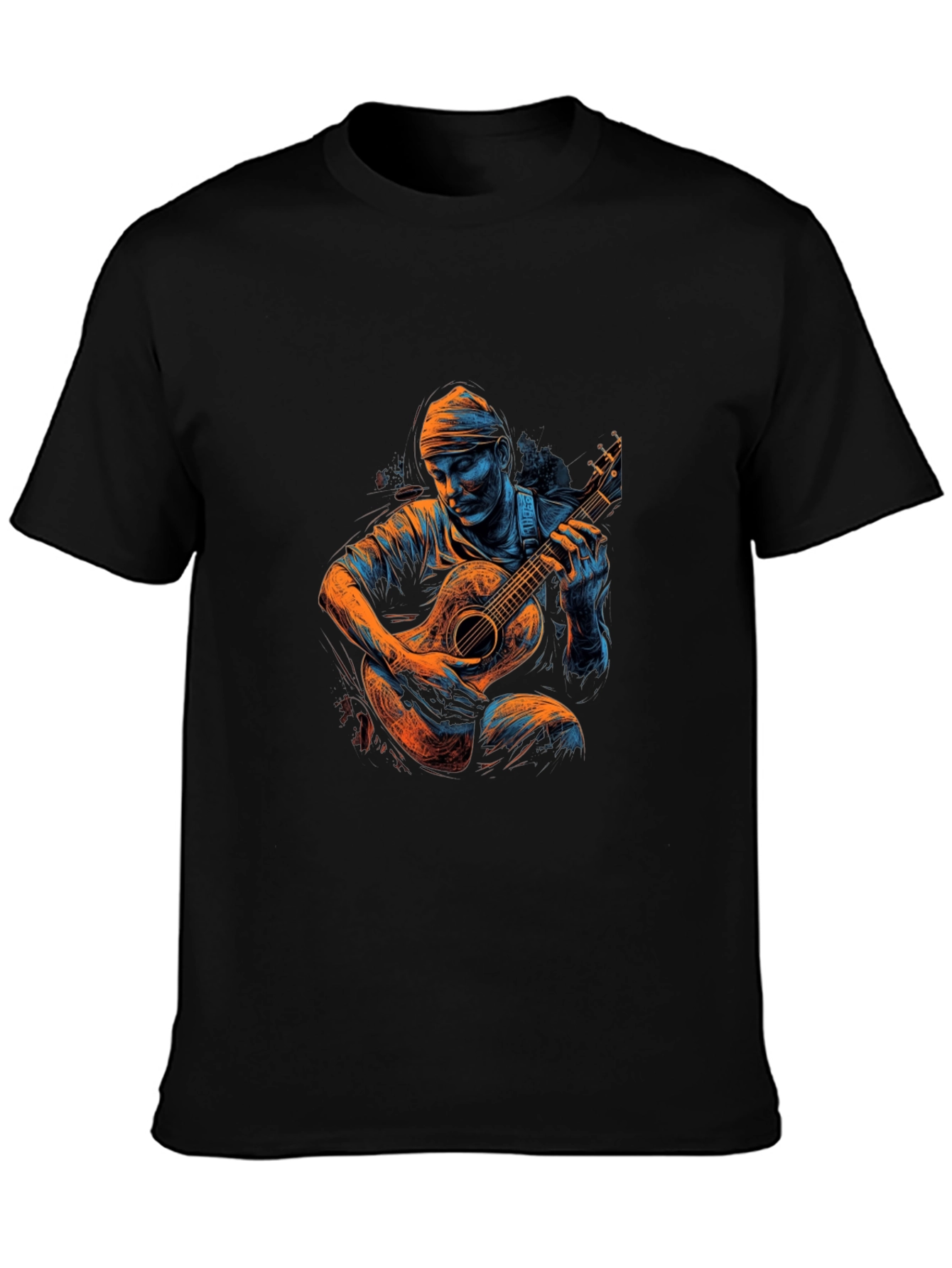 Guitar Player Graphic T-Shirt
