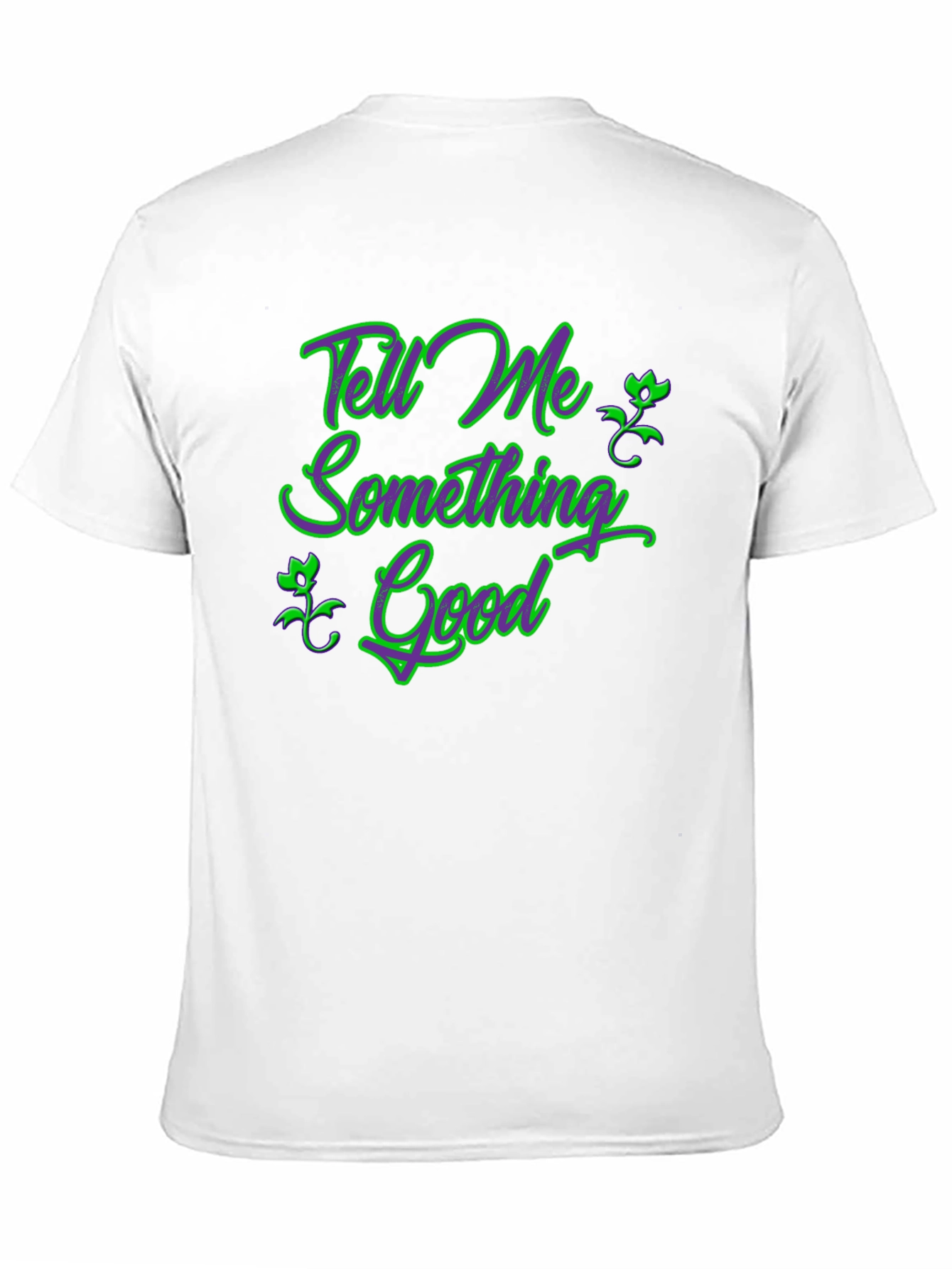 Tell Me Something Good Black Graphic Tee