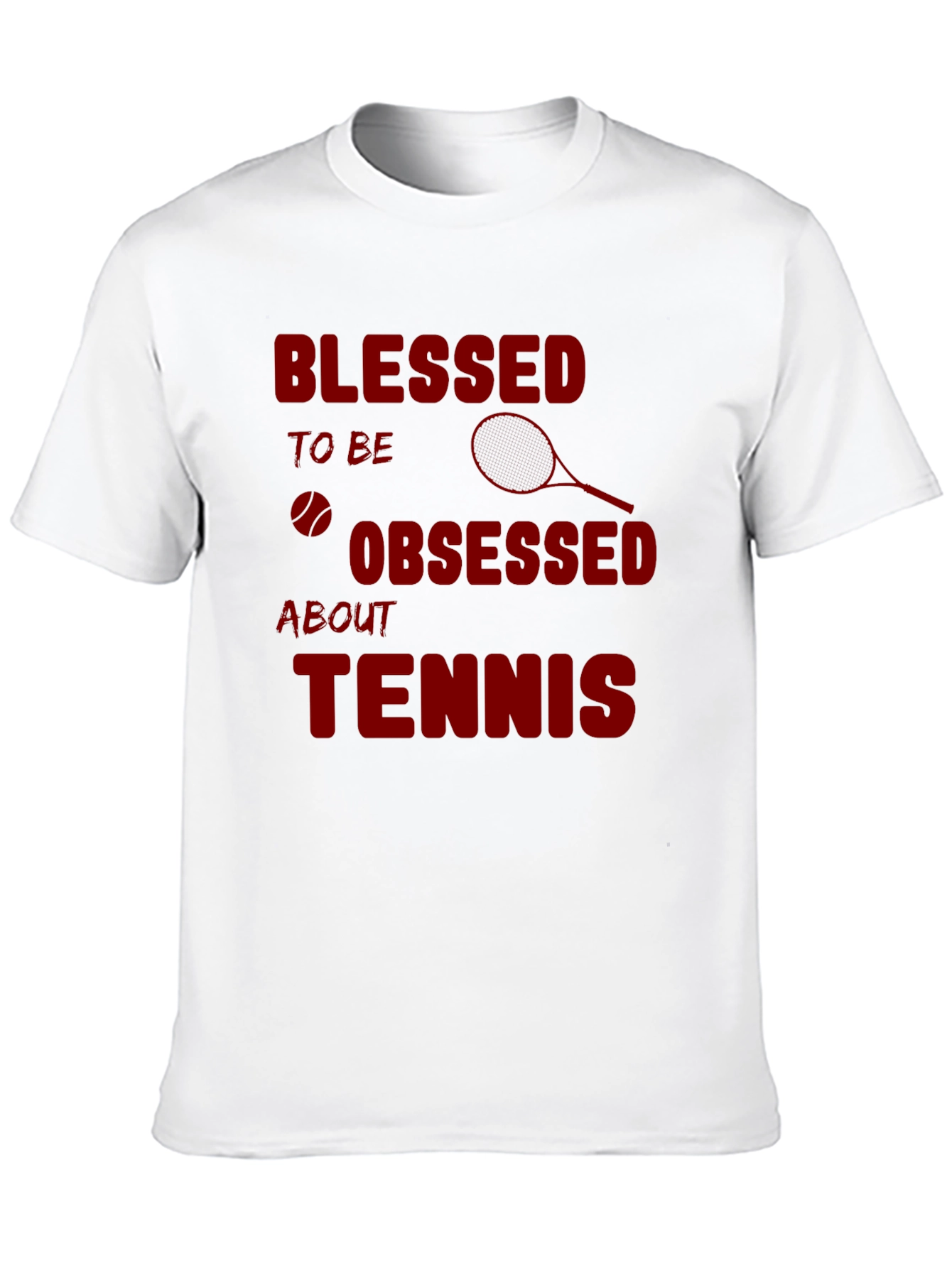 Blessed Obsessed Tennis Graphic T-Shirt