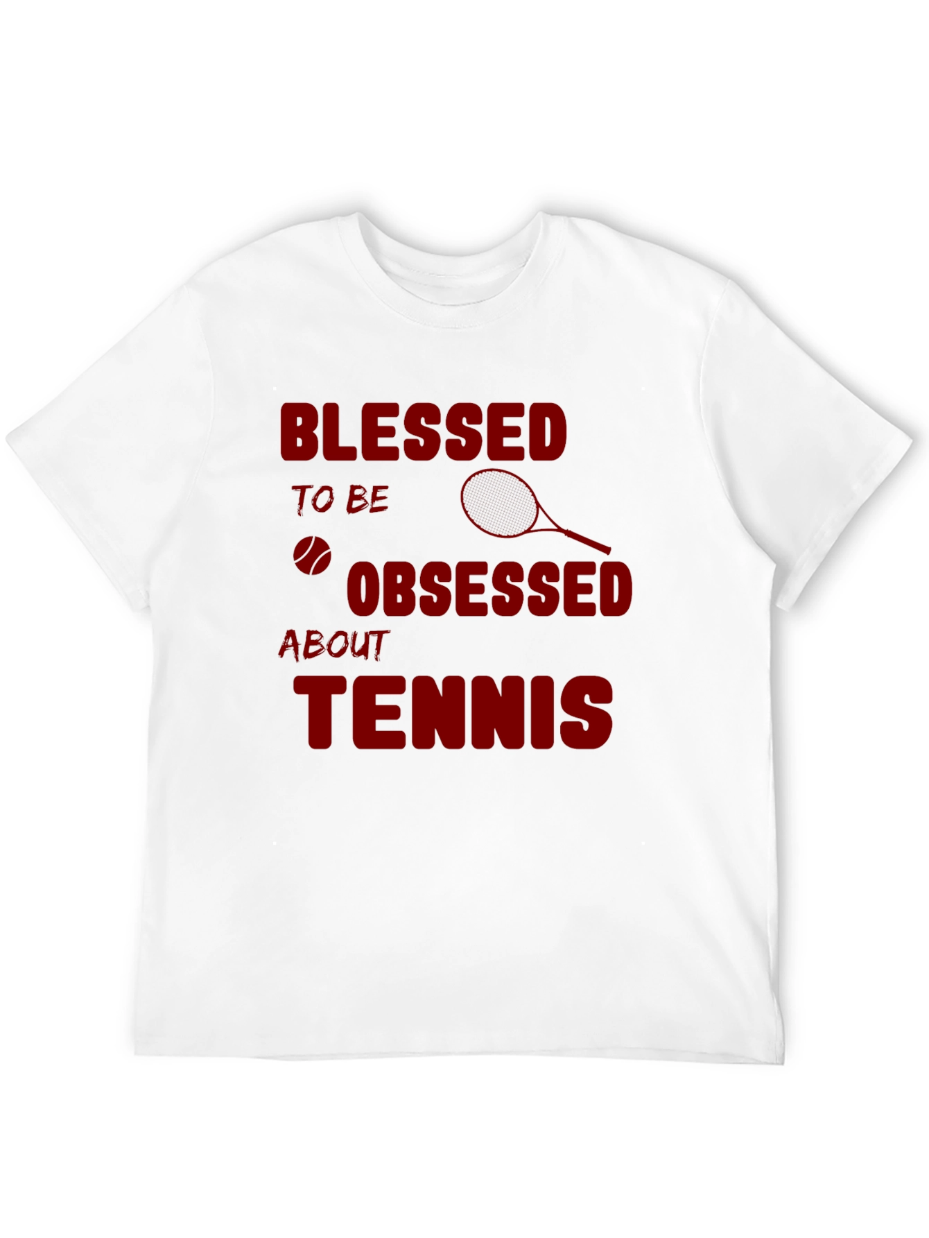 Blessed Obsessed Tennis Graphic T-Shirt