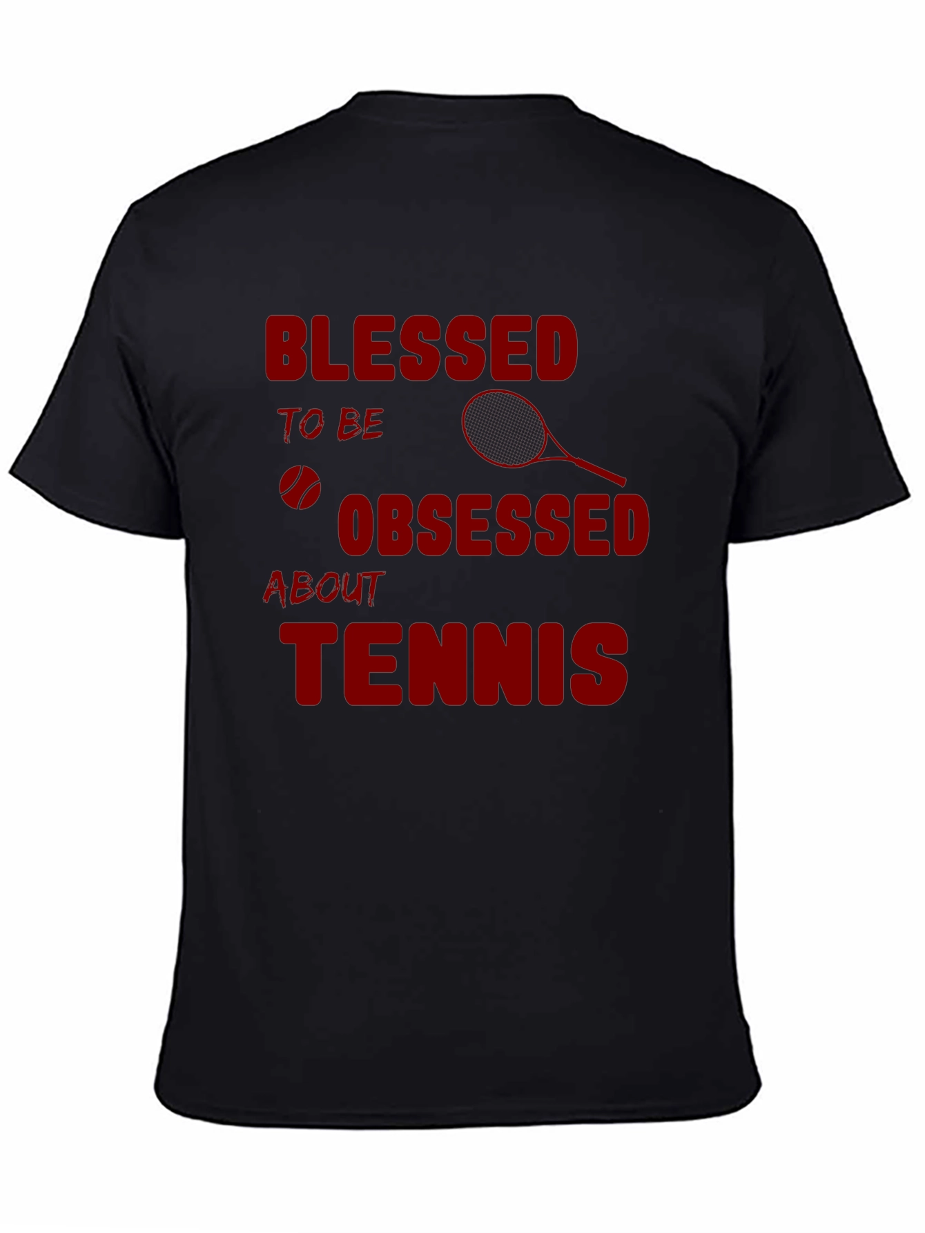 Blessed Obsessed Tennis Graphic T-Shirt
