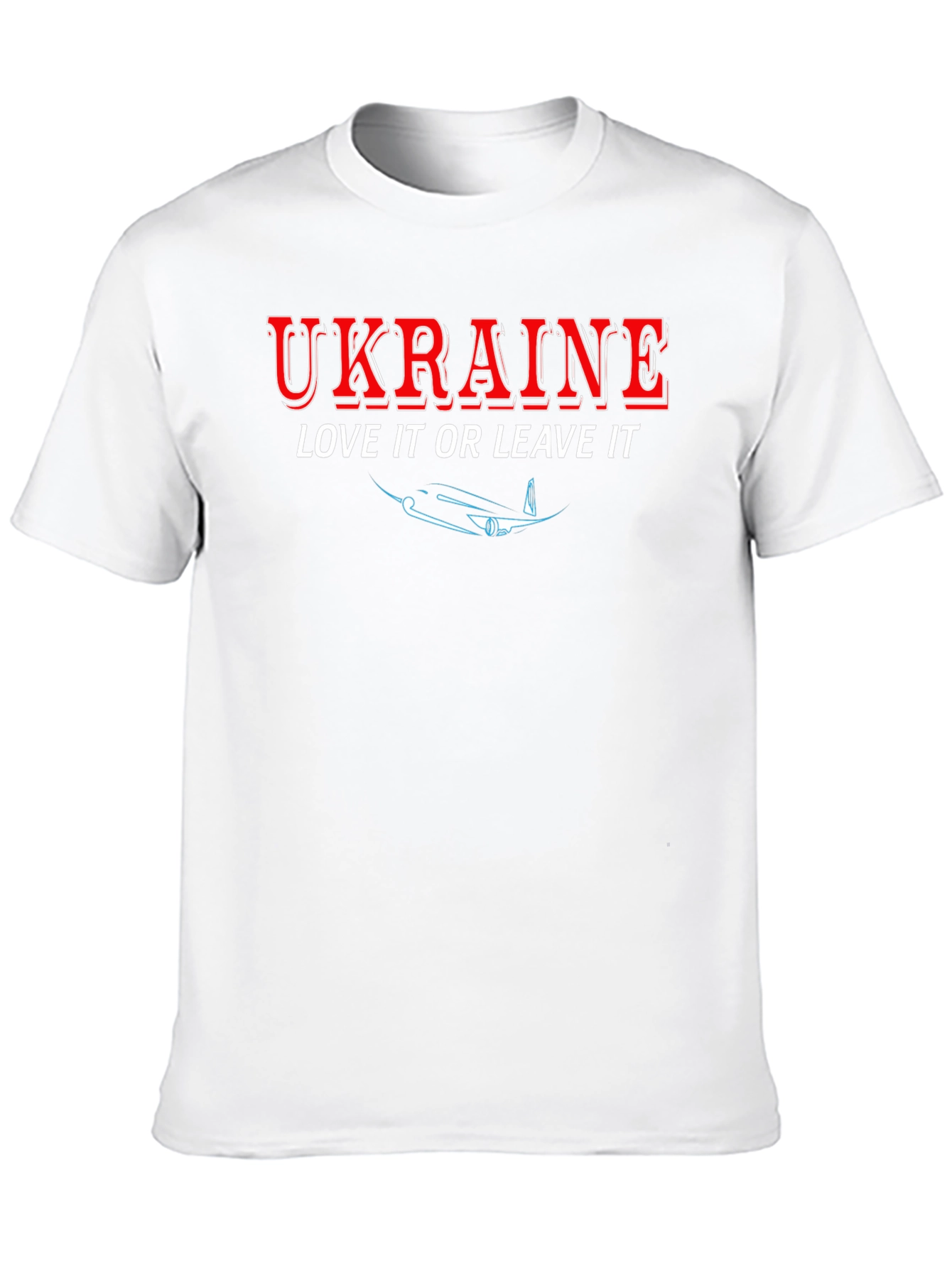 Ukraine Love It Or Leave It Black T-Shirt