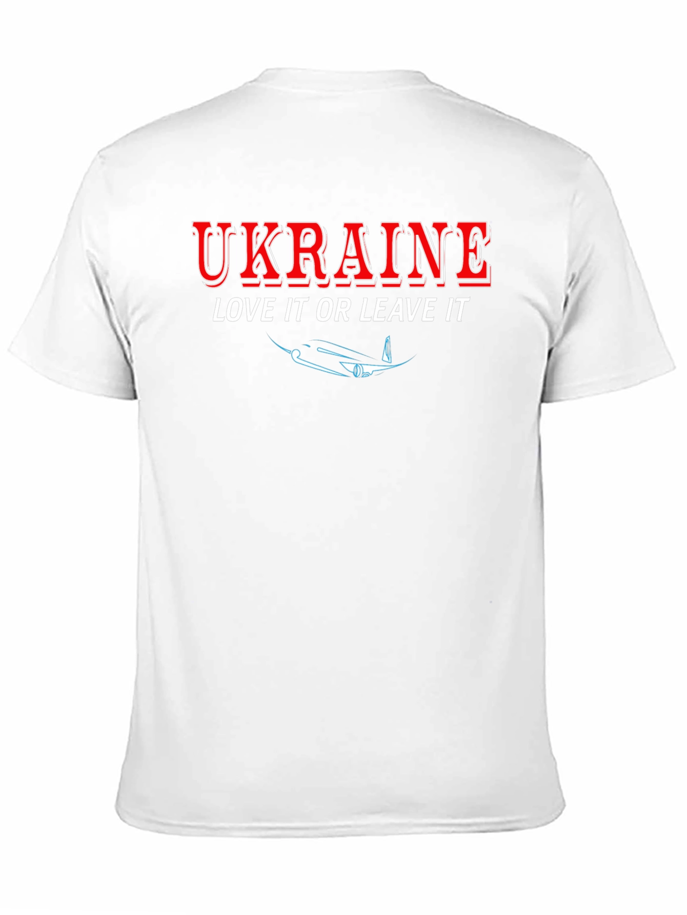 Ukraine Love It Or Leave It Black T-Shirt