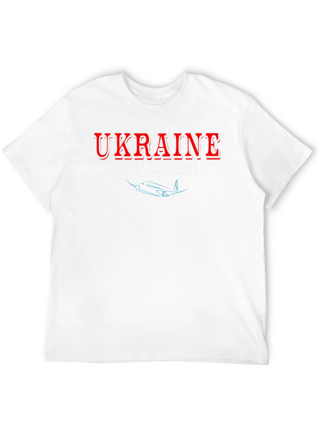 Ukraine Love It Or Leave It Black T-Shirt