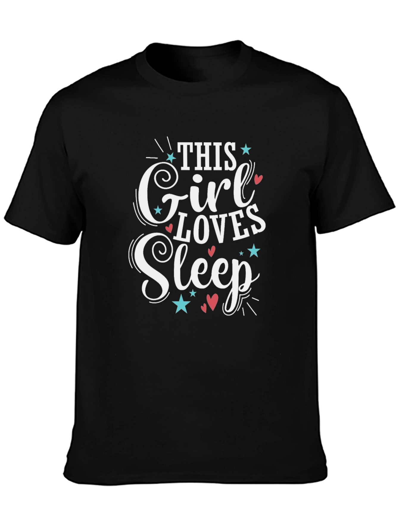 This Girl Loves Sleep Graphic T-Shirt