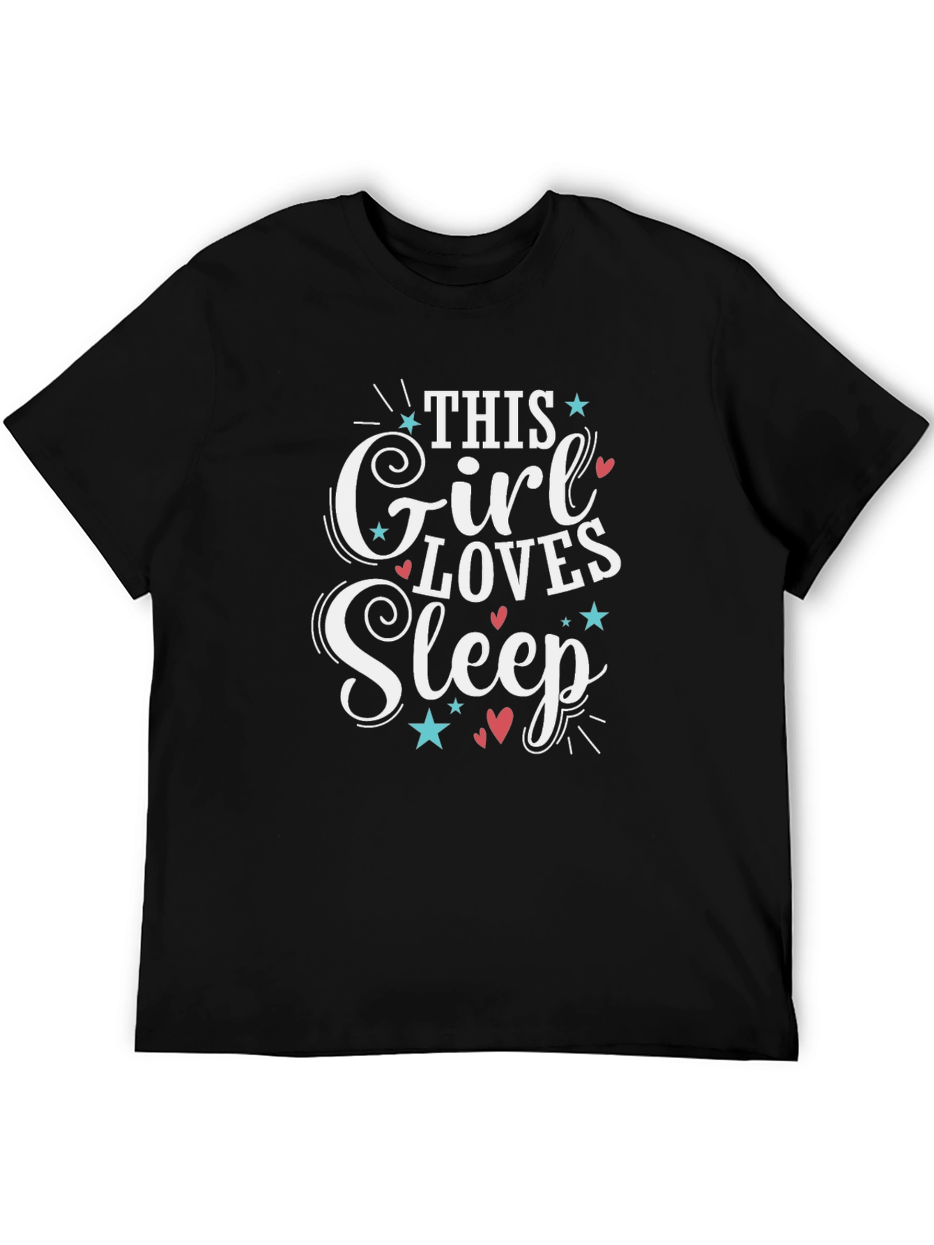 This Girl Loves Sleep Graphic T-Shirt