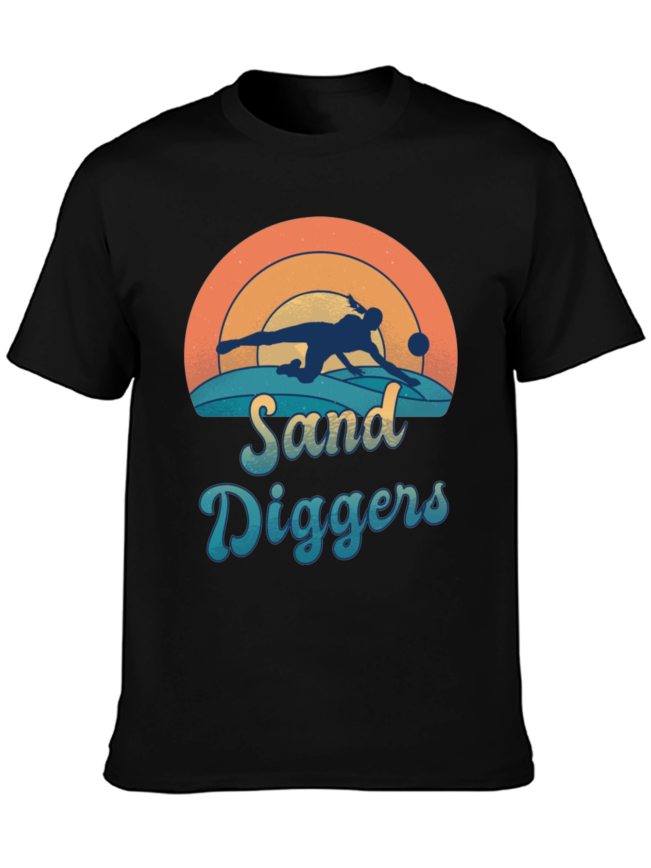 Sand Diggers Graphic Tee - Beach Pool Player Shirt