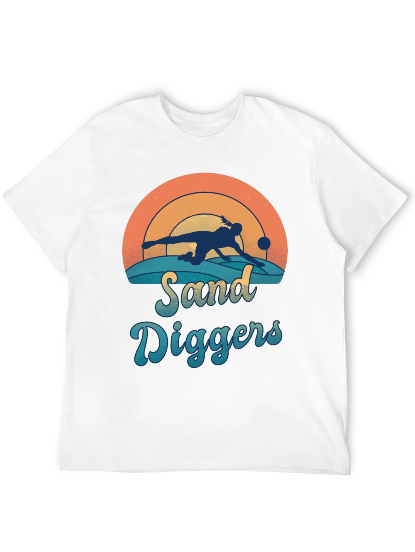 Sand Diggers Graphic Tee - Beach Pool Player Shirt