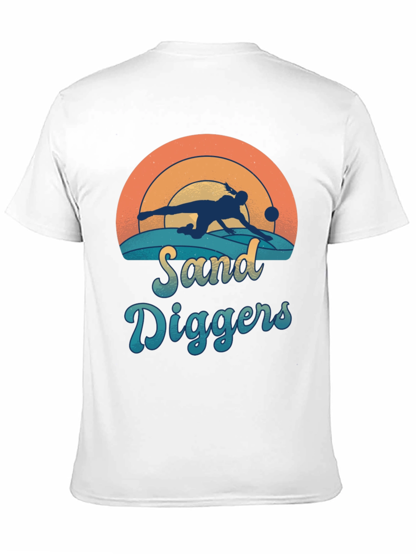 Sand Diggers Graphic Tee - Beach Pool Player Shirt
