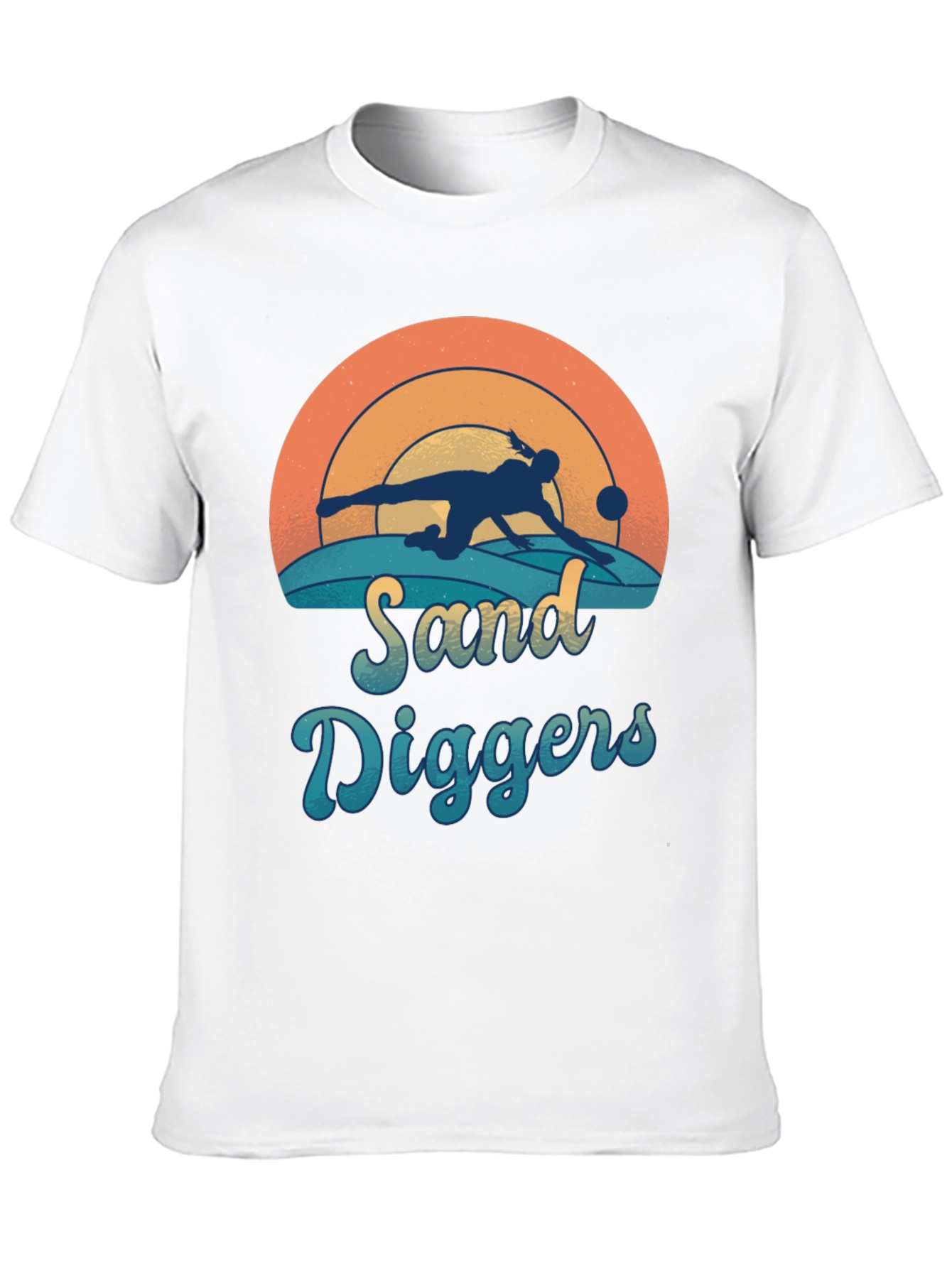 Sand Diggers Graphic Tee - Beach Pool Player Shirt