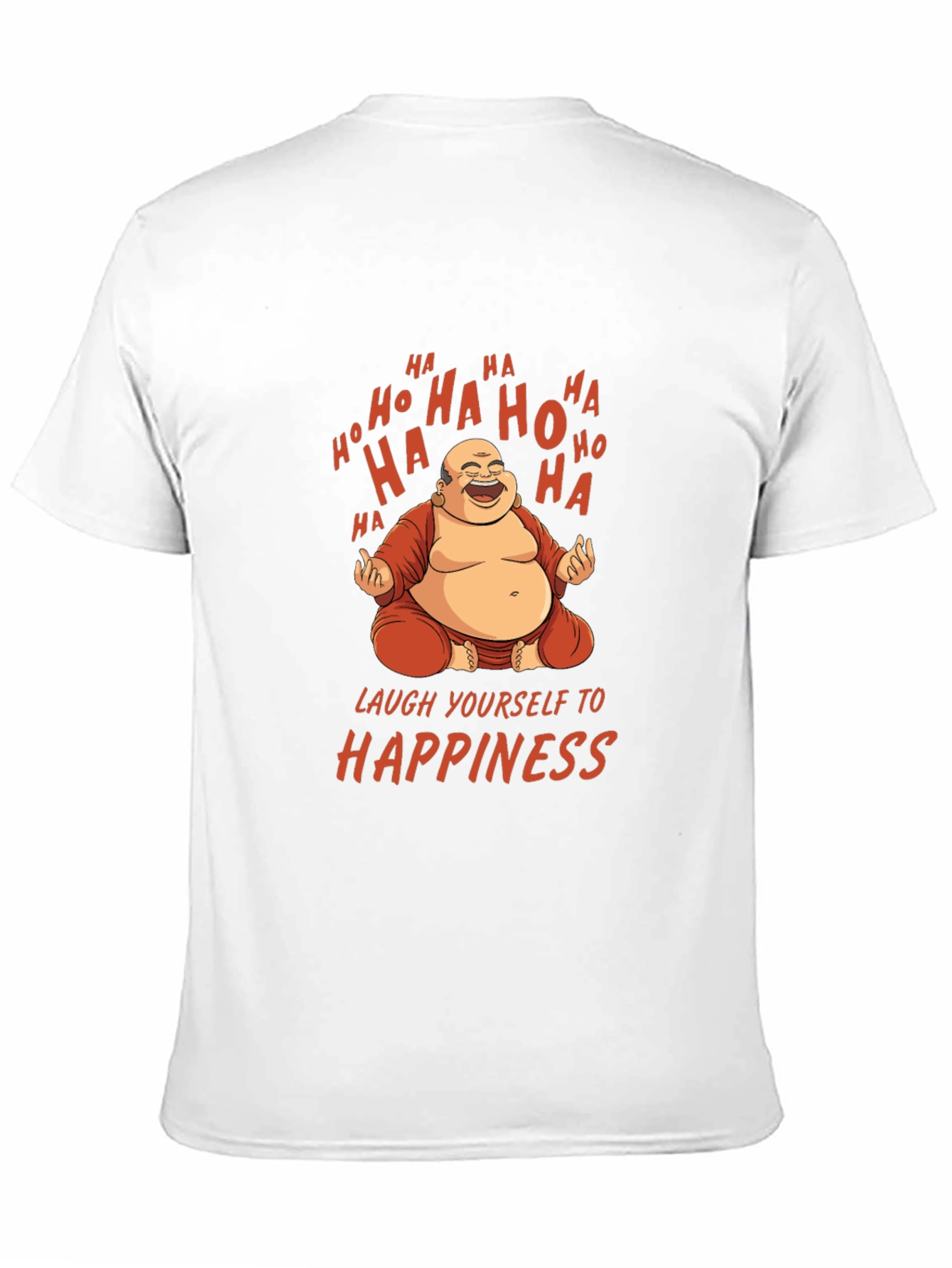 Laughing Buddha Graphic Tee - Happiness