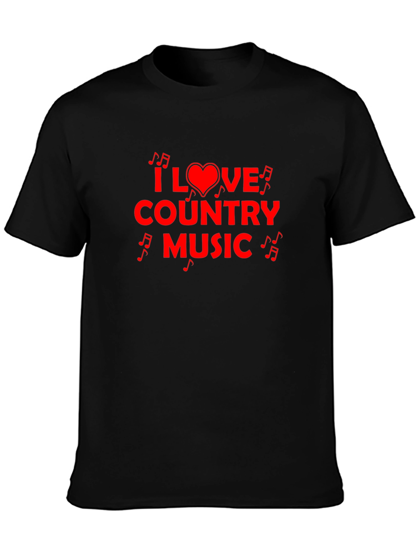 I Love Country Music Graphic T-Shirt