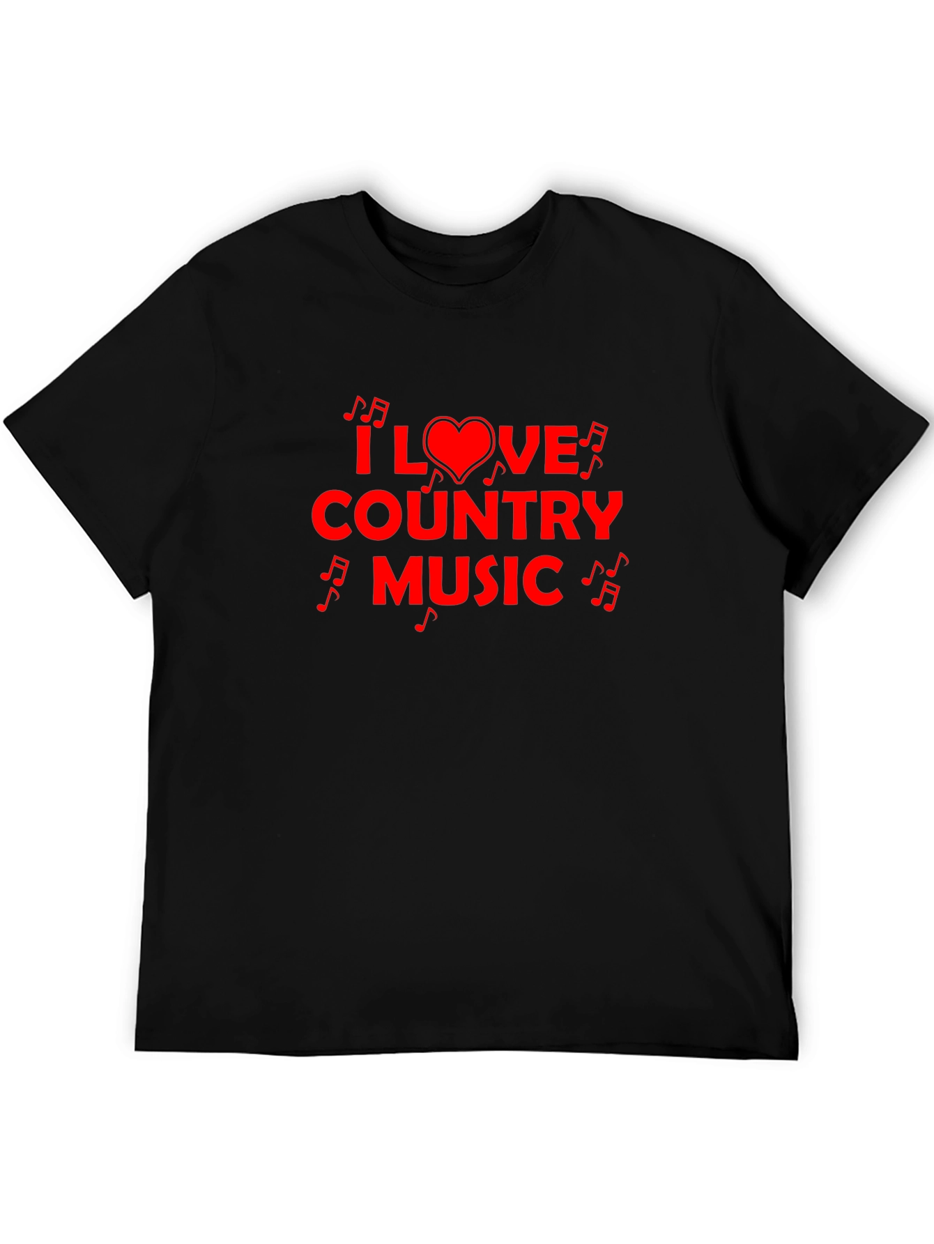 I Love Country Music Graphic T-Shirt