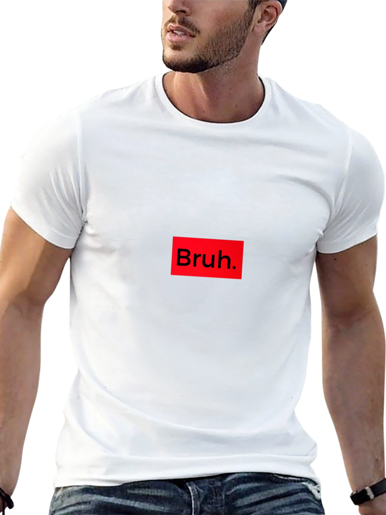 Bruh Graphic Tee - Classic Black T-Shirt