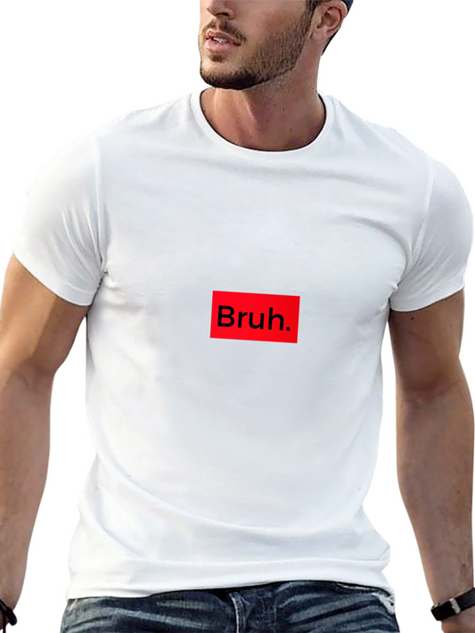 Bruh Graphic Tee - Classic Black T-Shirt
