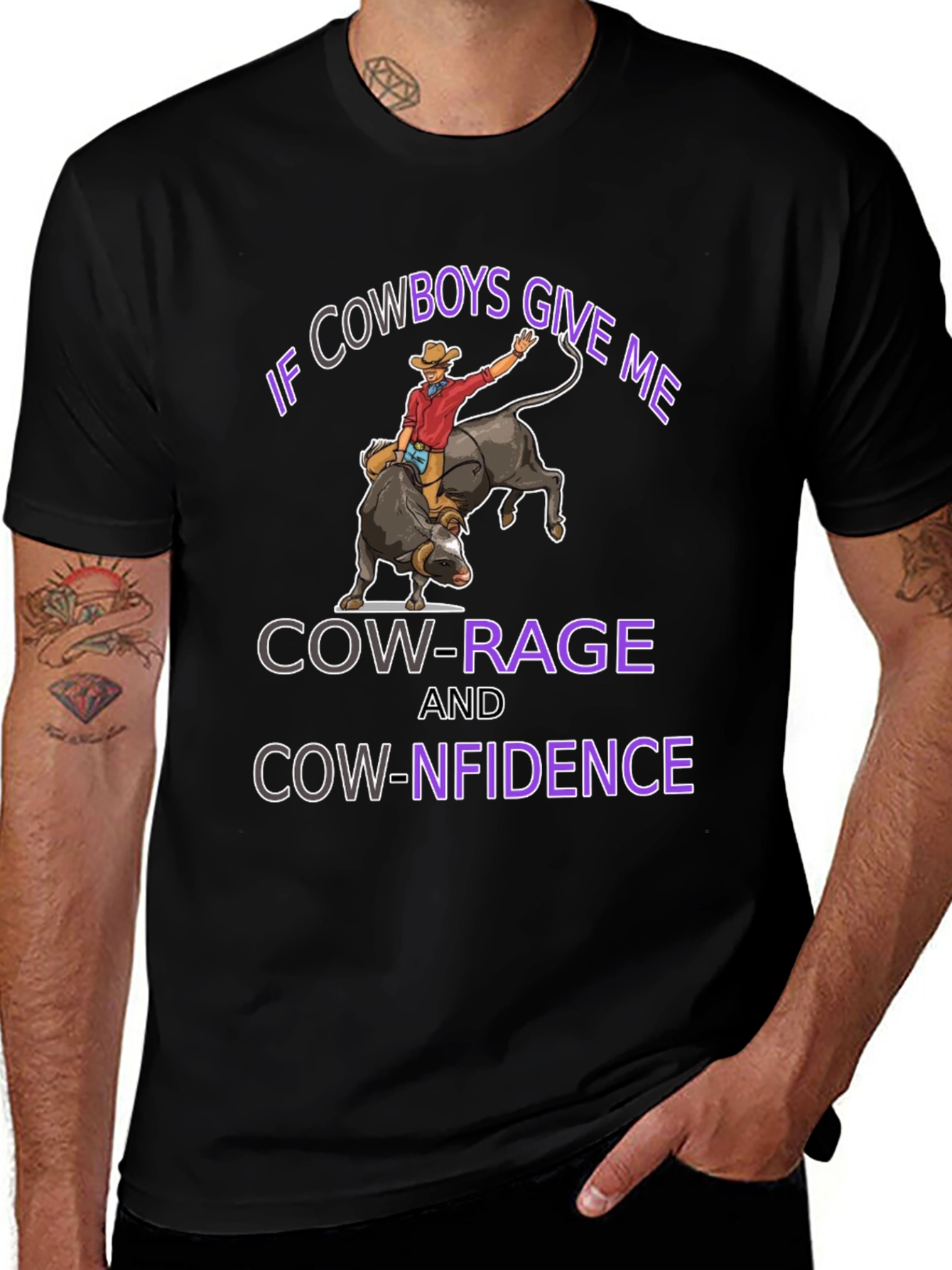 Cowboy Humor Graphic Tee