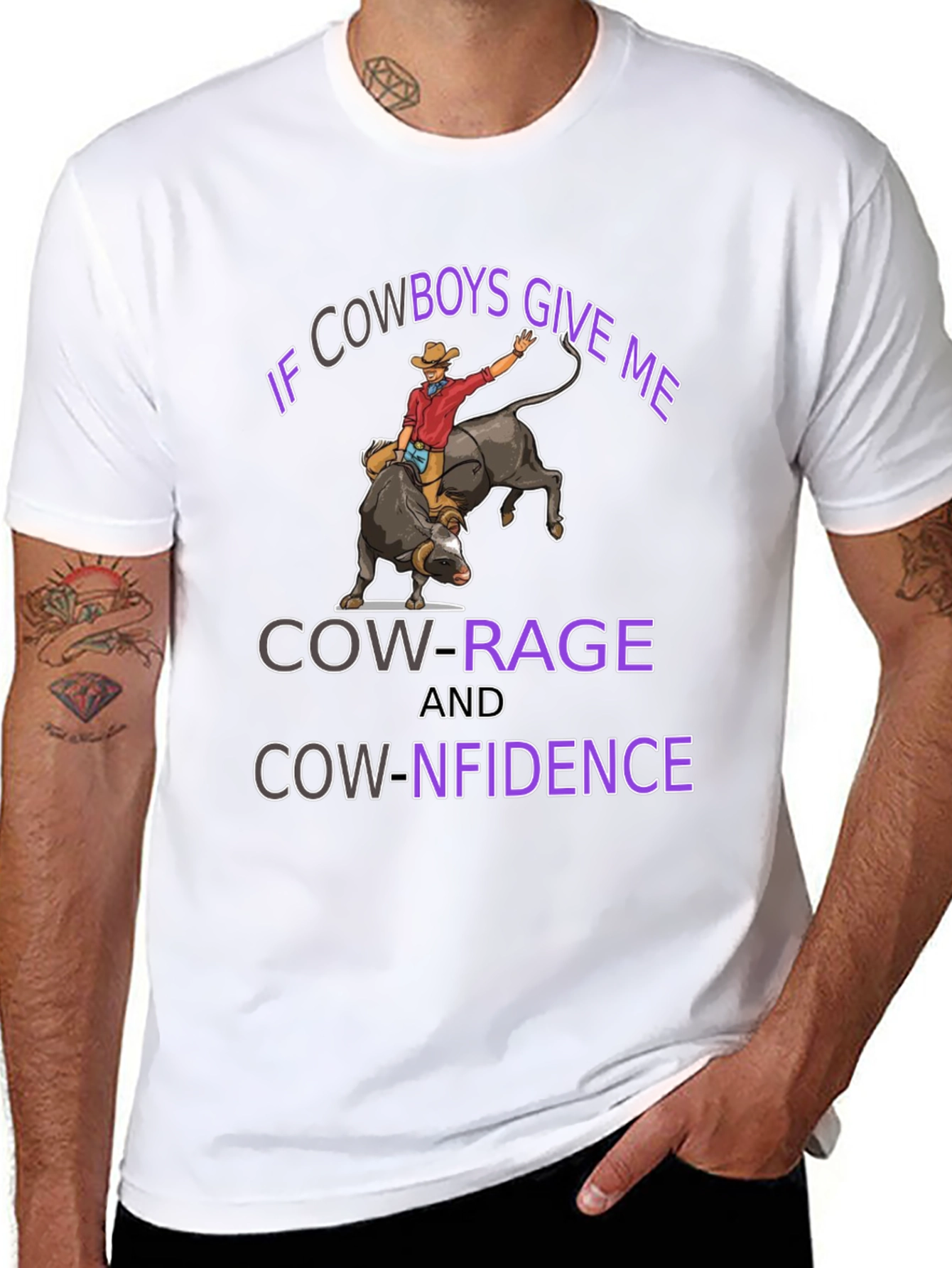 Cowboy Humor Graphic Tee