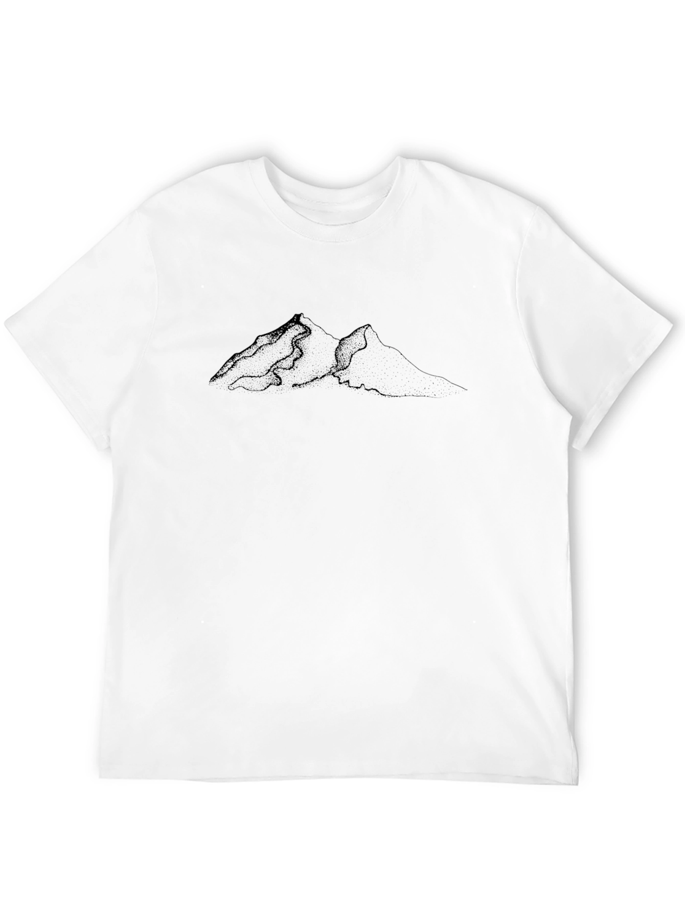 Black Mountain Line Art Tee