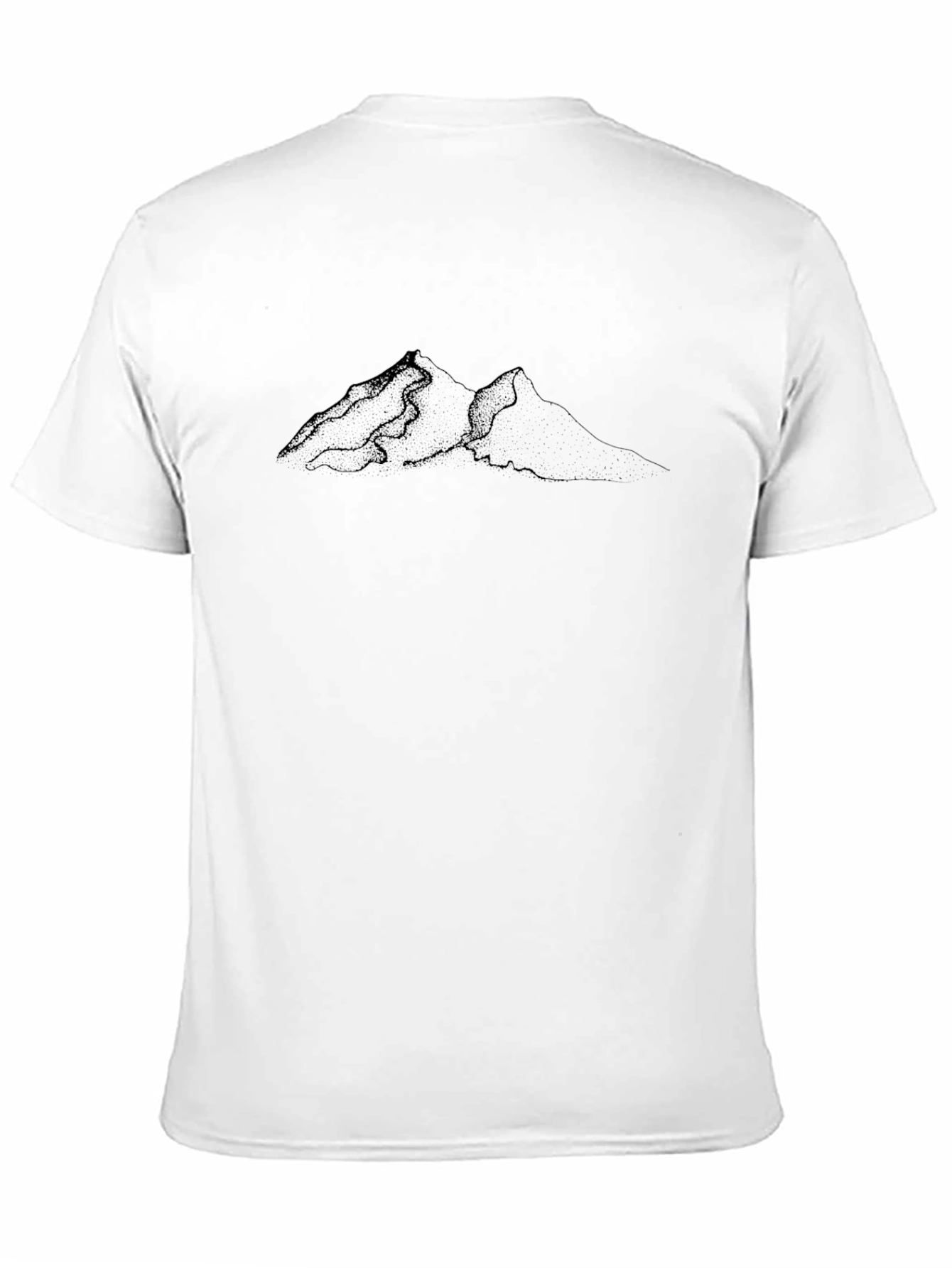 Black Mountain Line Art Tee