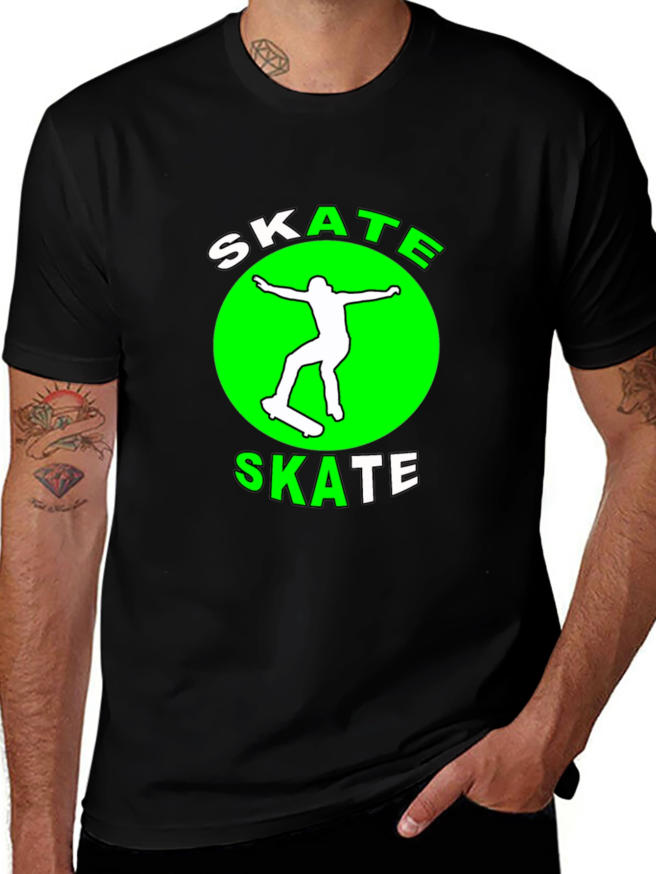 Skate T-Shirt - Cool Skateboarder Graphic Tee