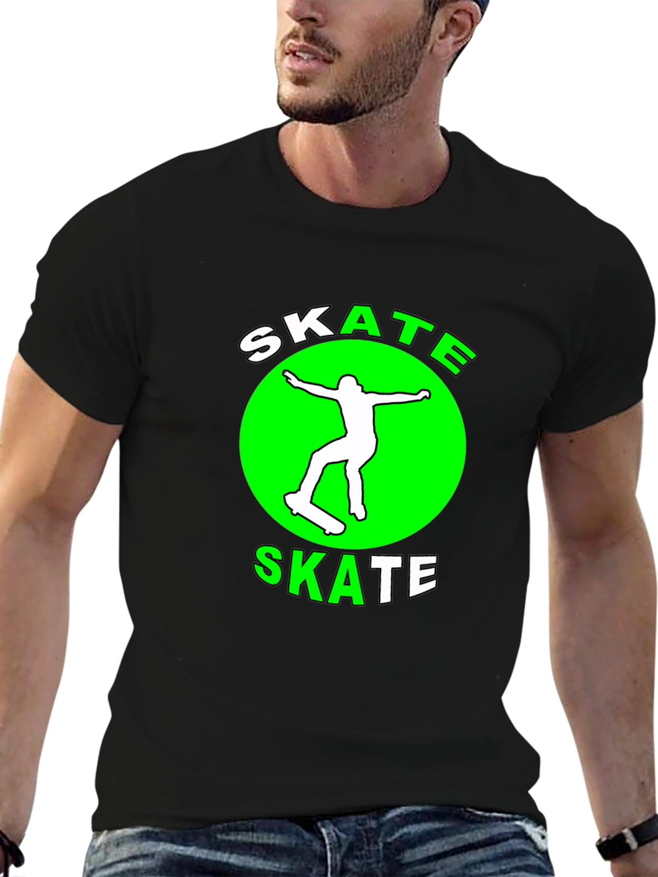 Skate T-Shirt - Cool Skateboarder Graphic Tee