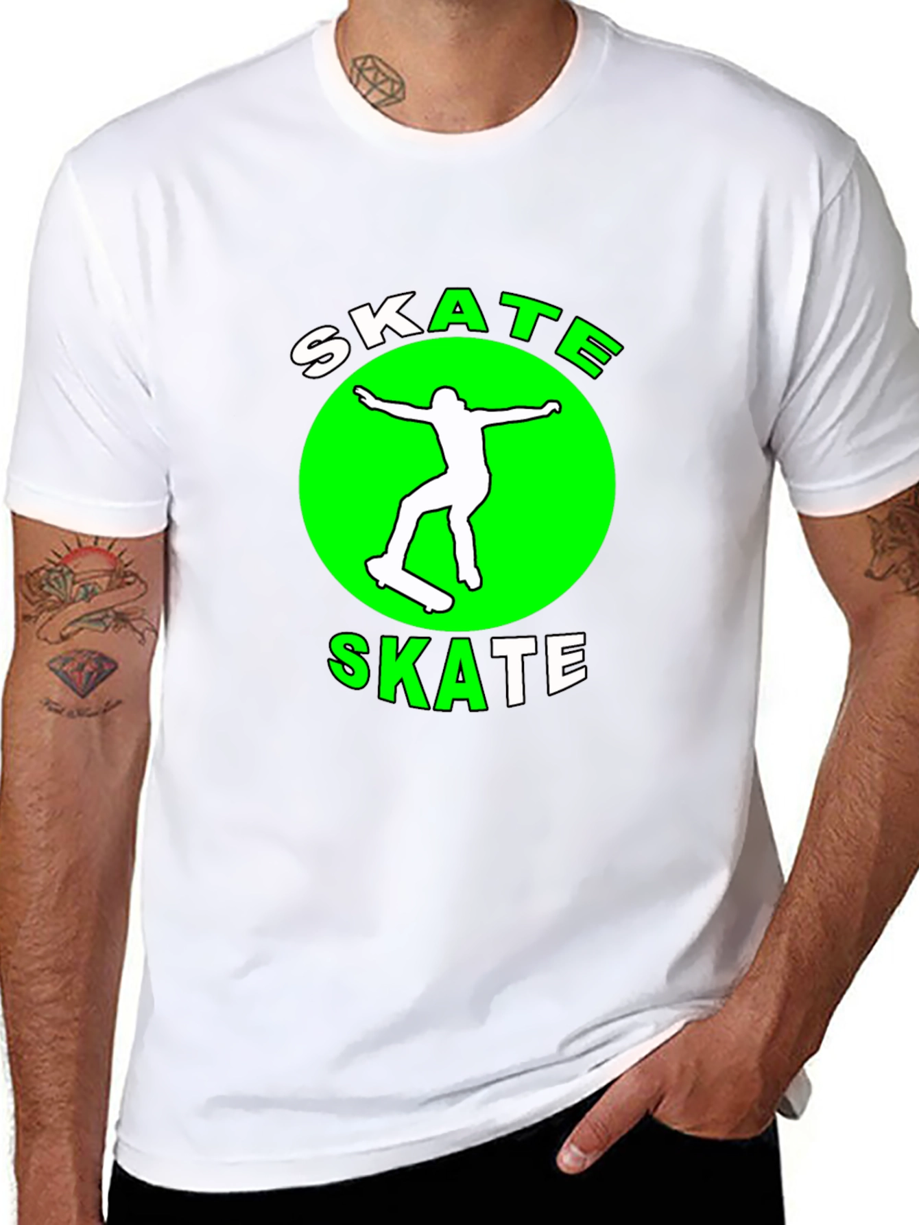 Skate T-Shirt - Cool Skateboarder Graphic Tee