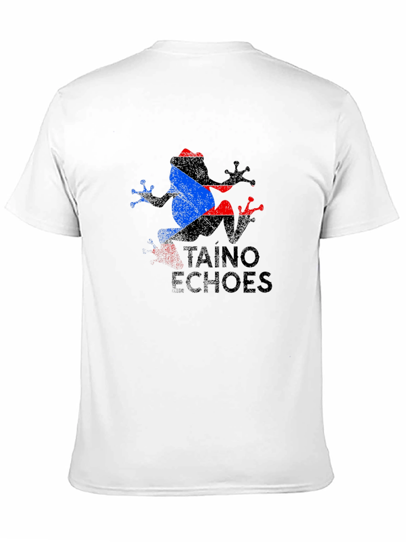 Taino Echoes Frog Black T-Shirt
