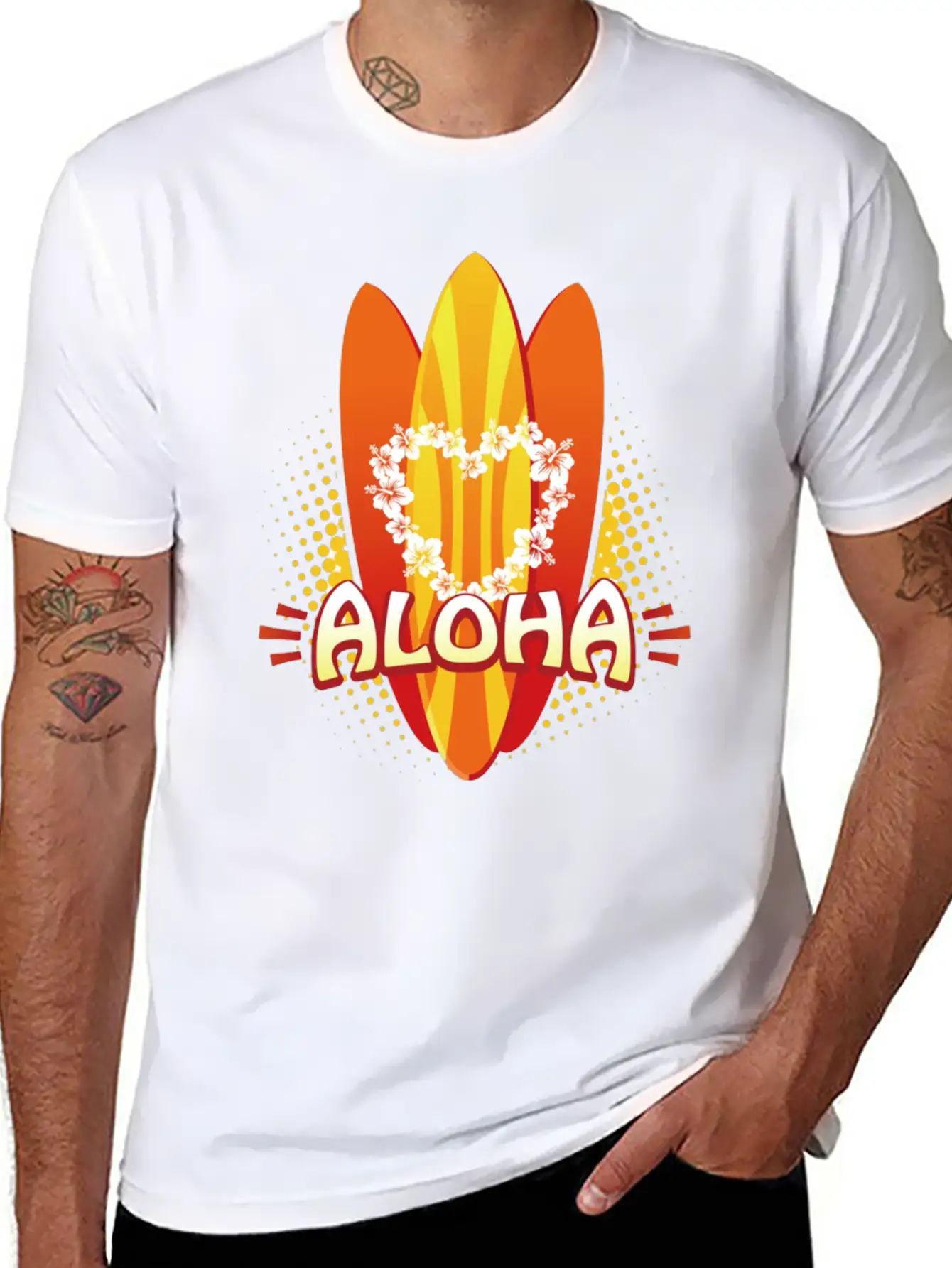 Aloha Love Unisex Casual T-Shirt – Clean Design For Daily Comfort