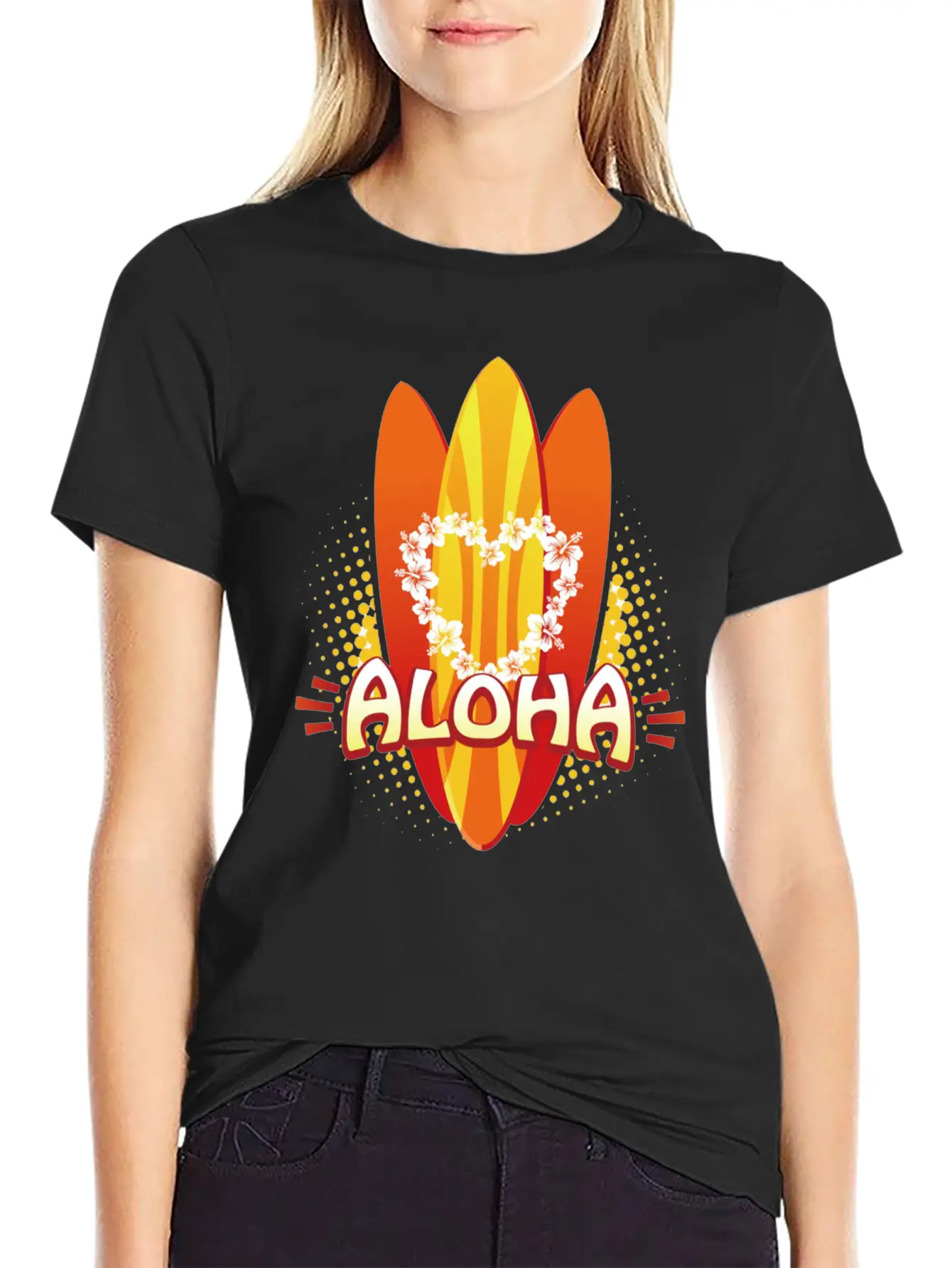 Aloha Love Unisex Casual T-Shirt – Clean Design For Daily Comfort