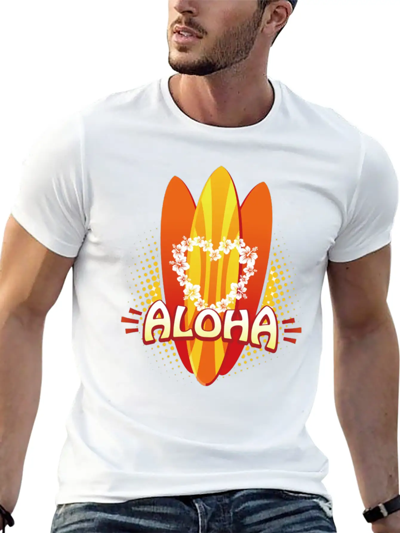 Aloha Love Unisex Casual T-Shirt – Clean Design For Daily Comfort
