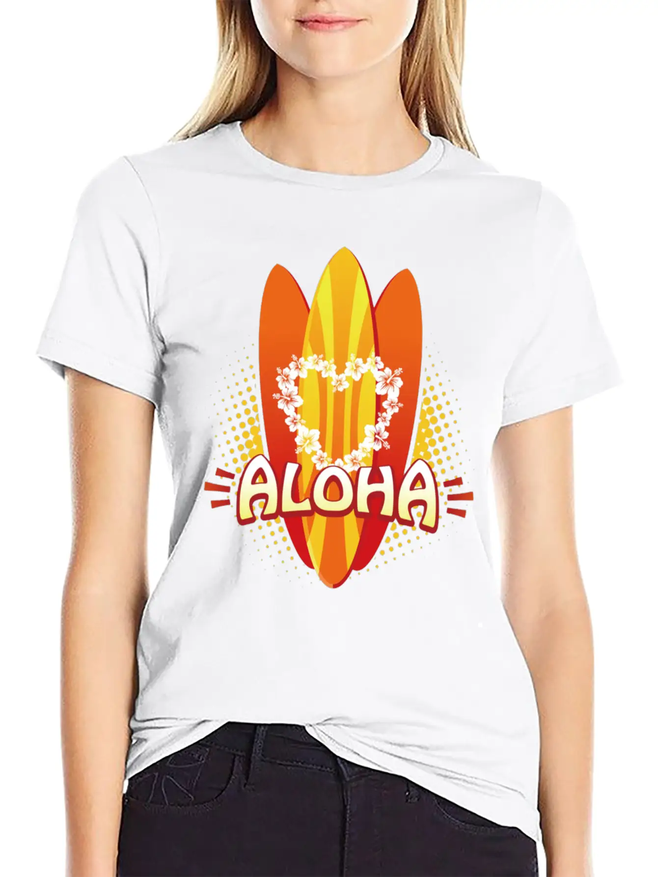 Aloha Love Unisex Casual T-Shirt – Clean Design For Daily Comfort
