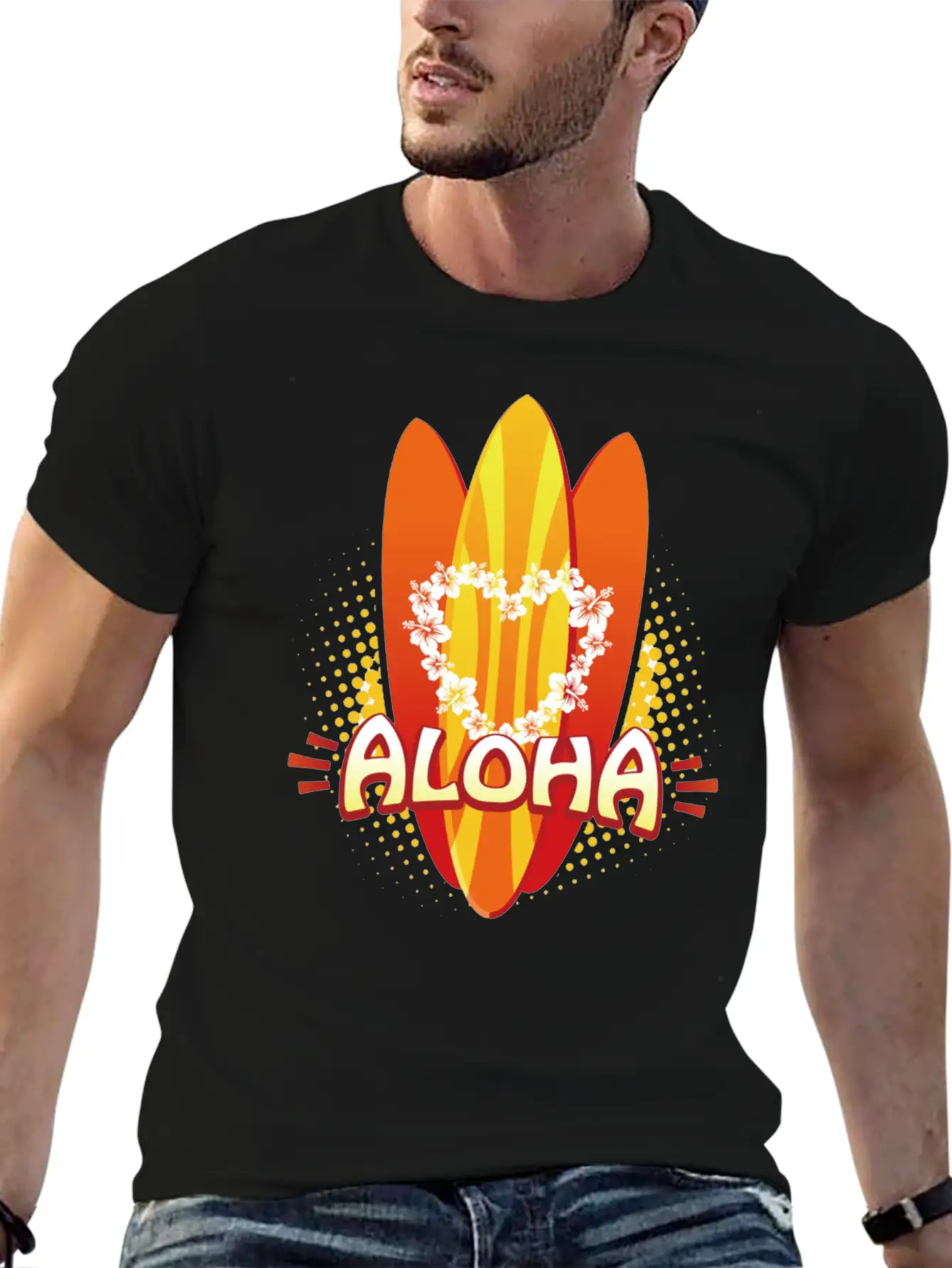 Aloha Love Unisex Casual T-Shirt – Clean Design For Daily Comfort