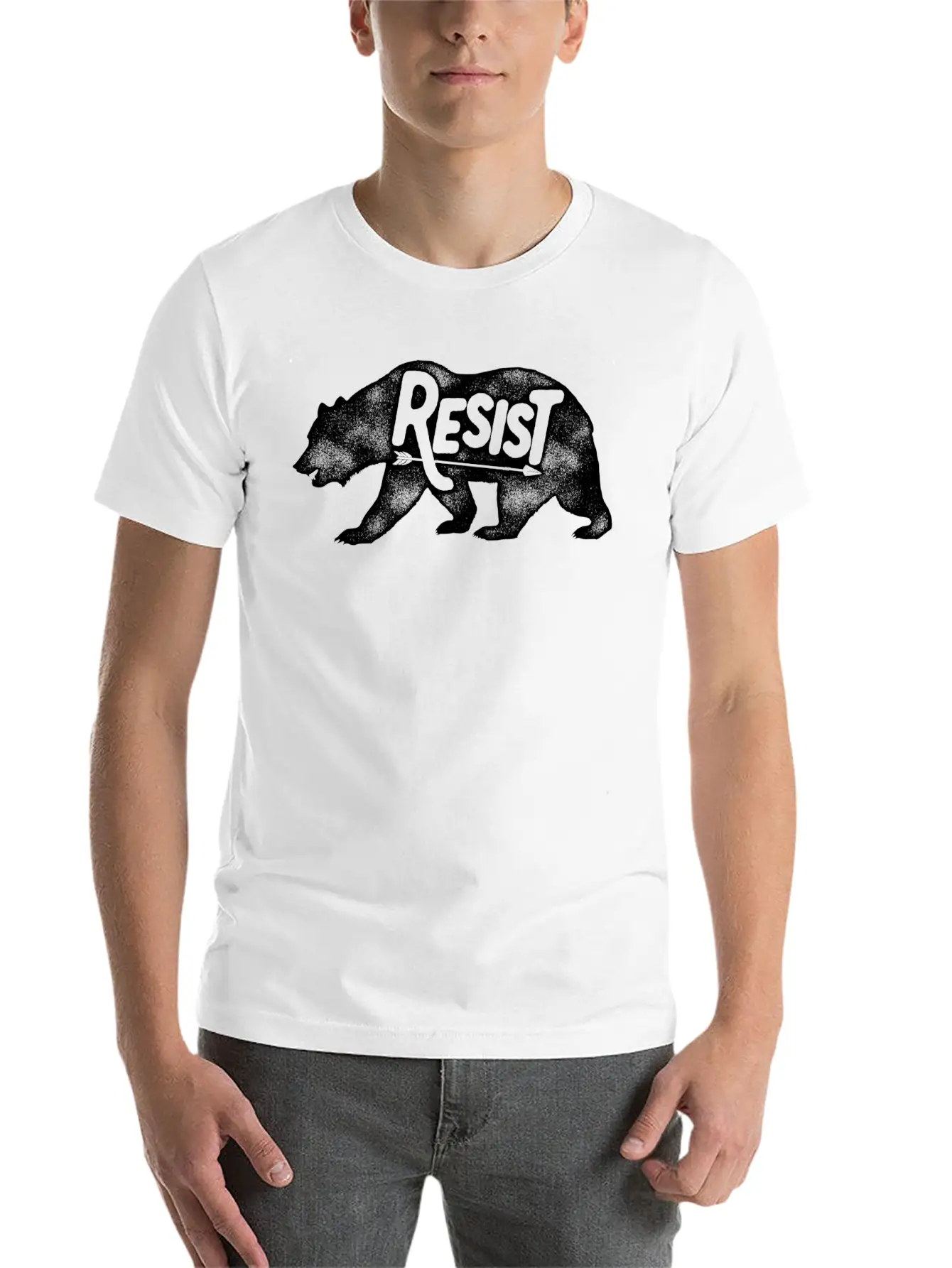 ALT US National Park Service Resist T Shirt Bear Unisex Casual T-Shirt – Clean Design For Daily Comfort