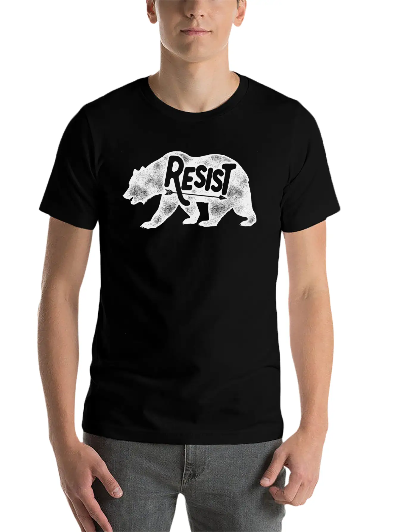 ALT US National Park Service Resist T Shirt Bear Unisex Casual T-Shirt – Clean Design For Daily Comfort