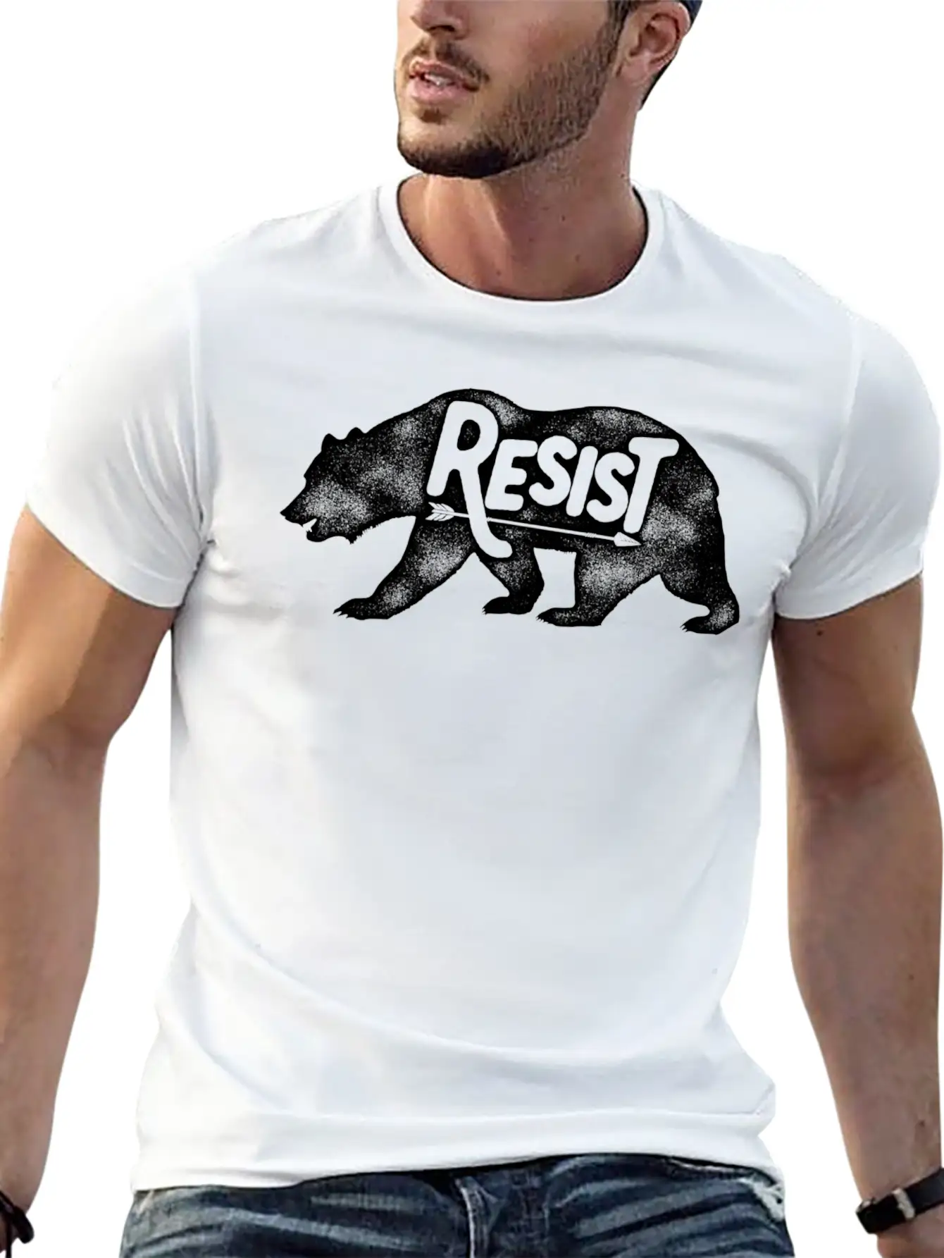 ALT US National Park Service Resist T Shirt Bear Unisex Casual T-Shirt – Clean Design For Daily Comfort