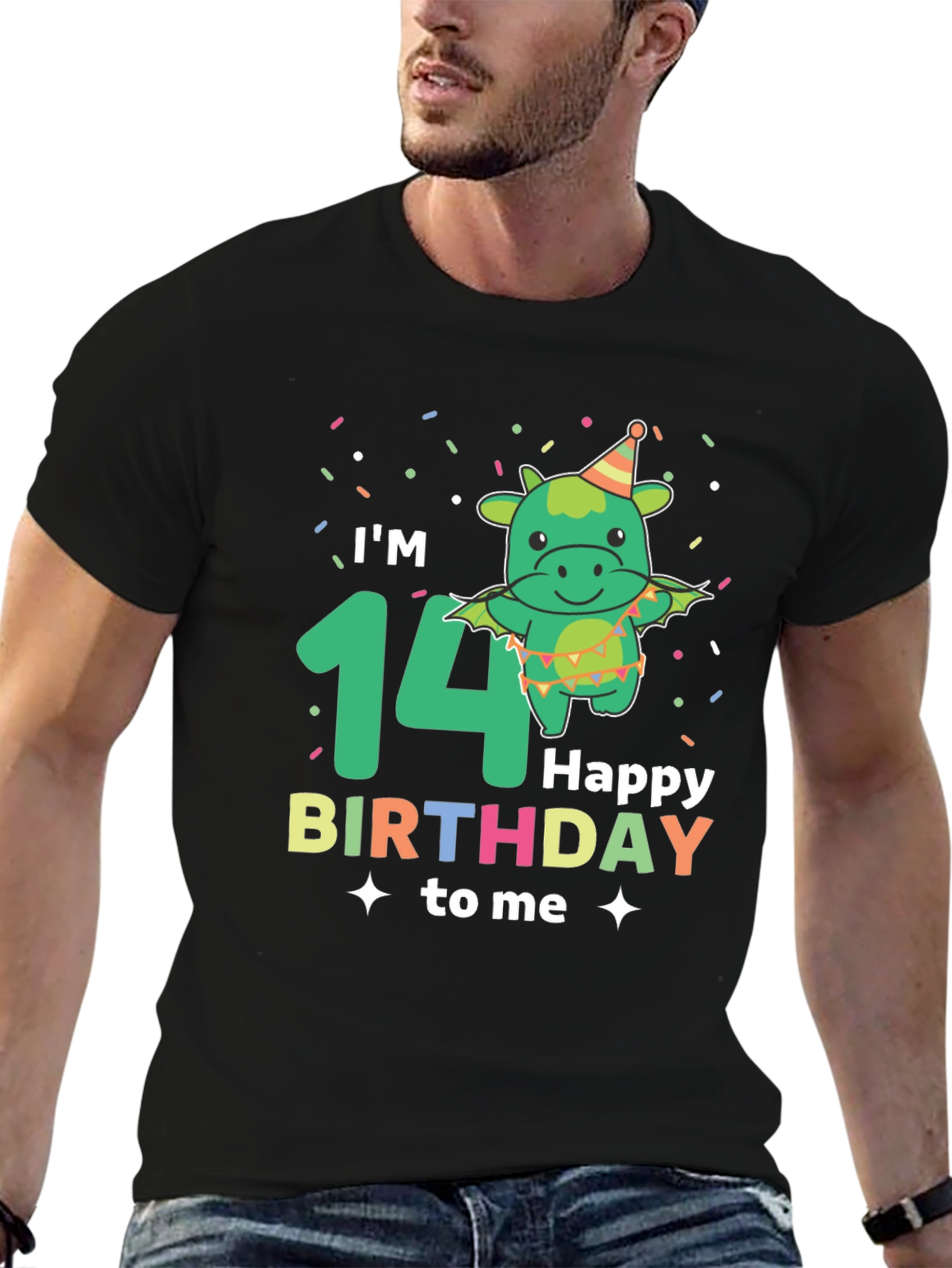 Im 14 Happy Birthday Dragon T-Shirt