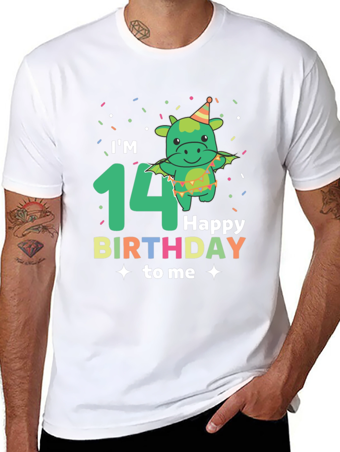 Im 14 Happy Birthday Dragon T-Shirt