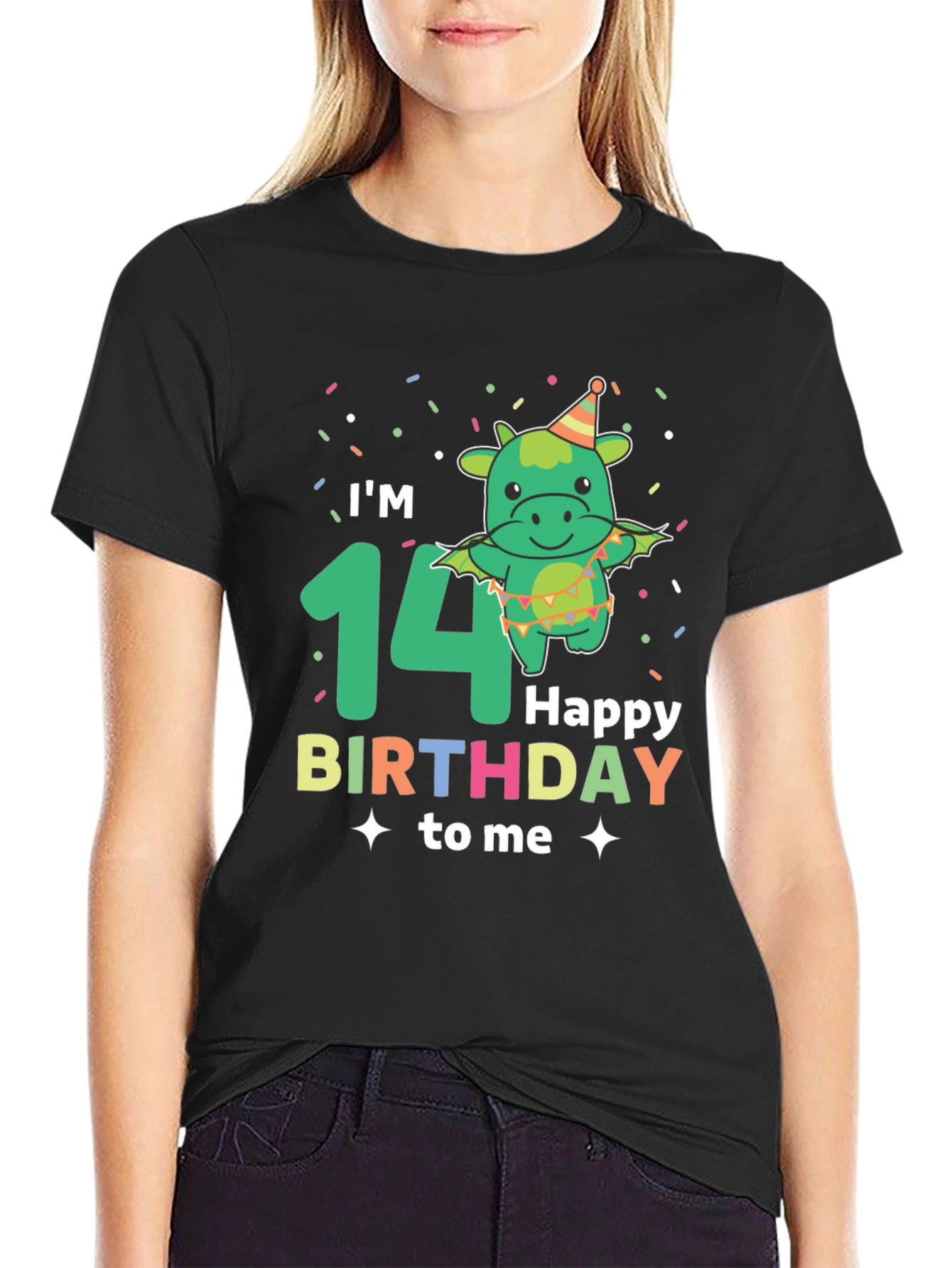 Im 14 Happy Birthday Dragon T-Shirt