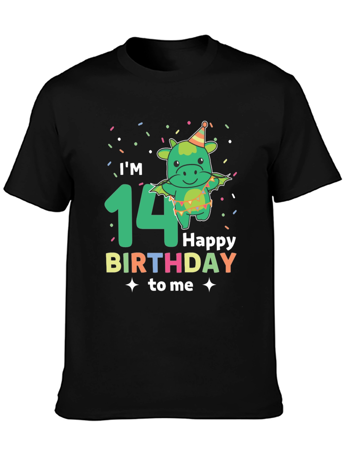 Im 14 Happy Birthday Dragon T-Shirt