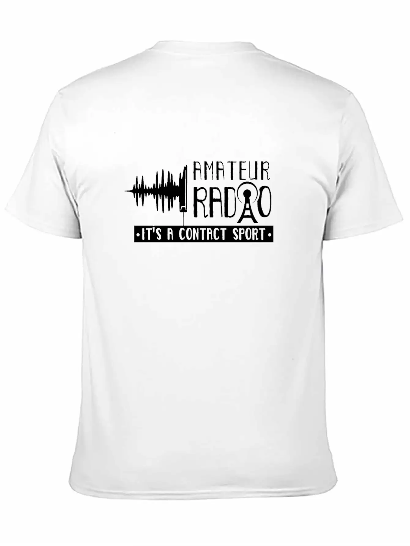 Amateur Radio It's A Contact Sport Ham Operator Unisex Casual T-Shirt – Clean Design For Daily Comfort