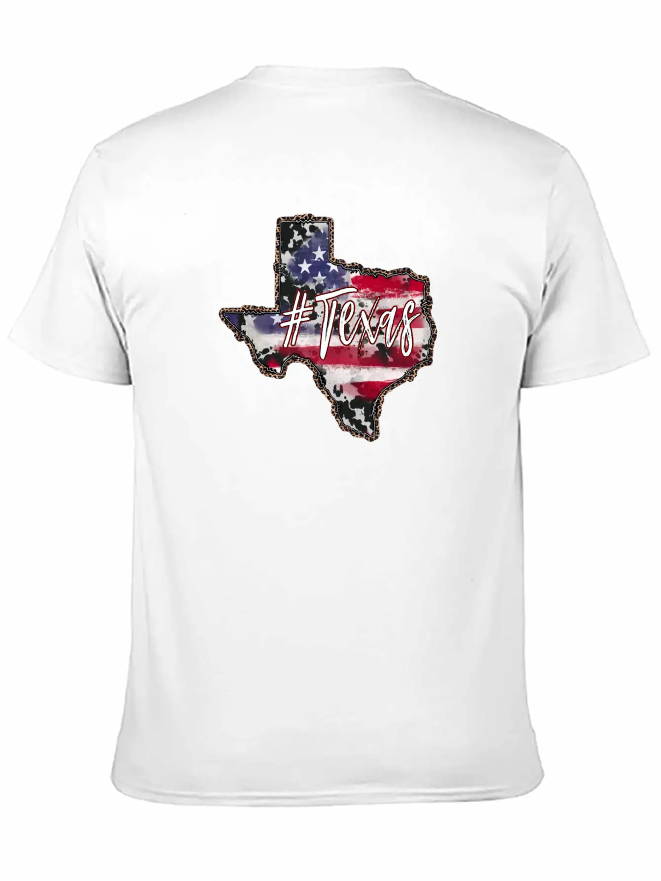 American Flag Texas Unisex Casual T-Shirt – Clean Design For Daily Comfort